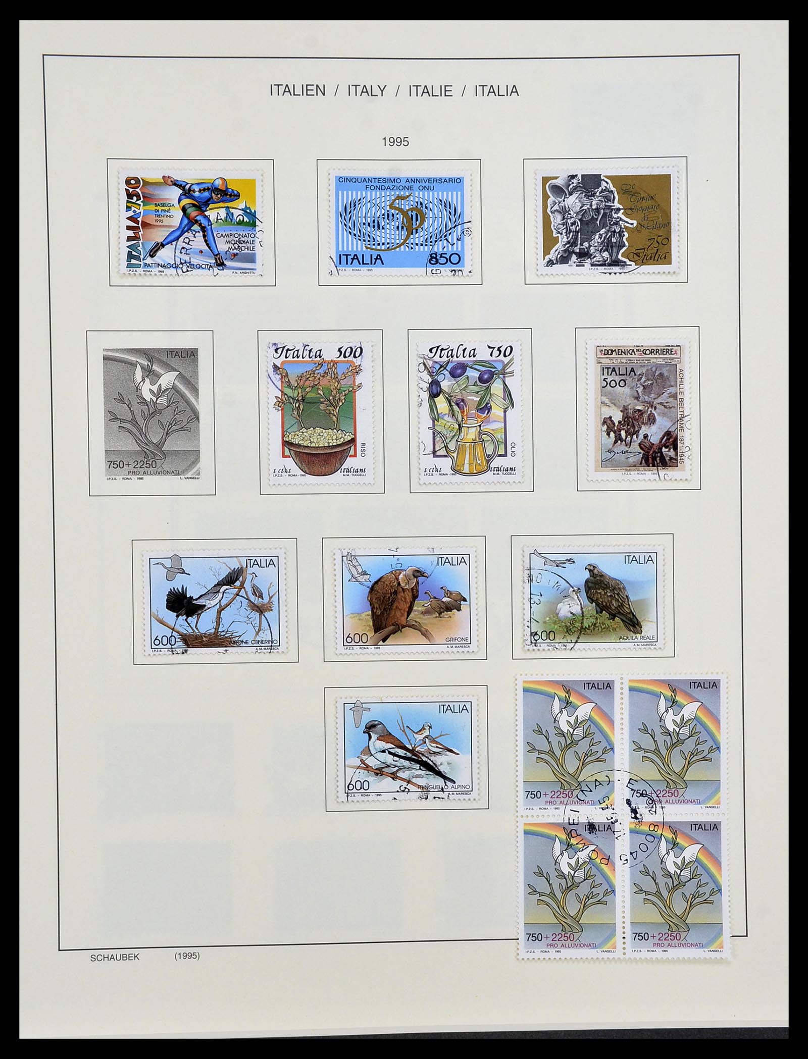 34420 196 - Postzegelverzameling 34420 Italië 1863-2001.
