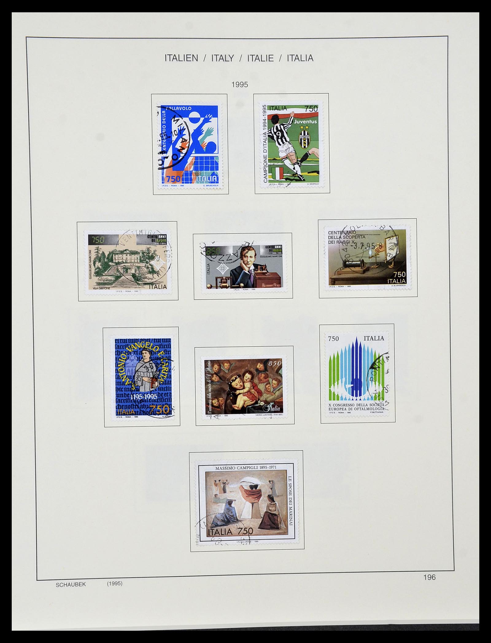 34420 199 - Postzegelverzameling 34420 Italië 1863-2001.