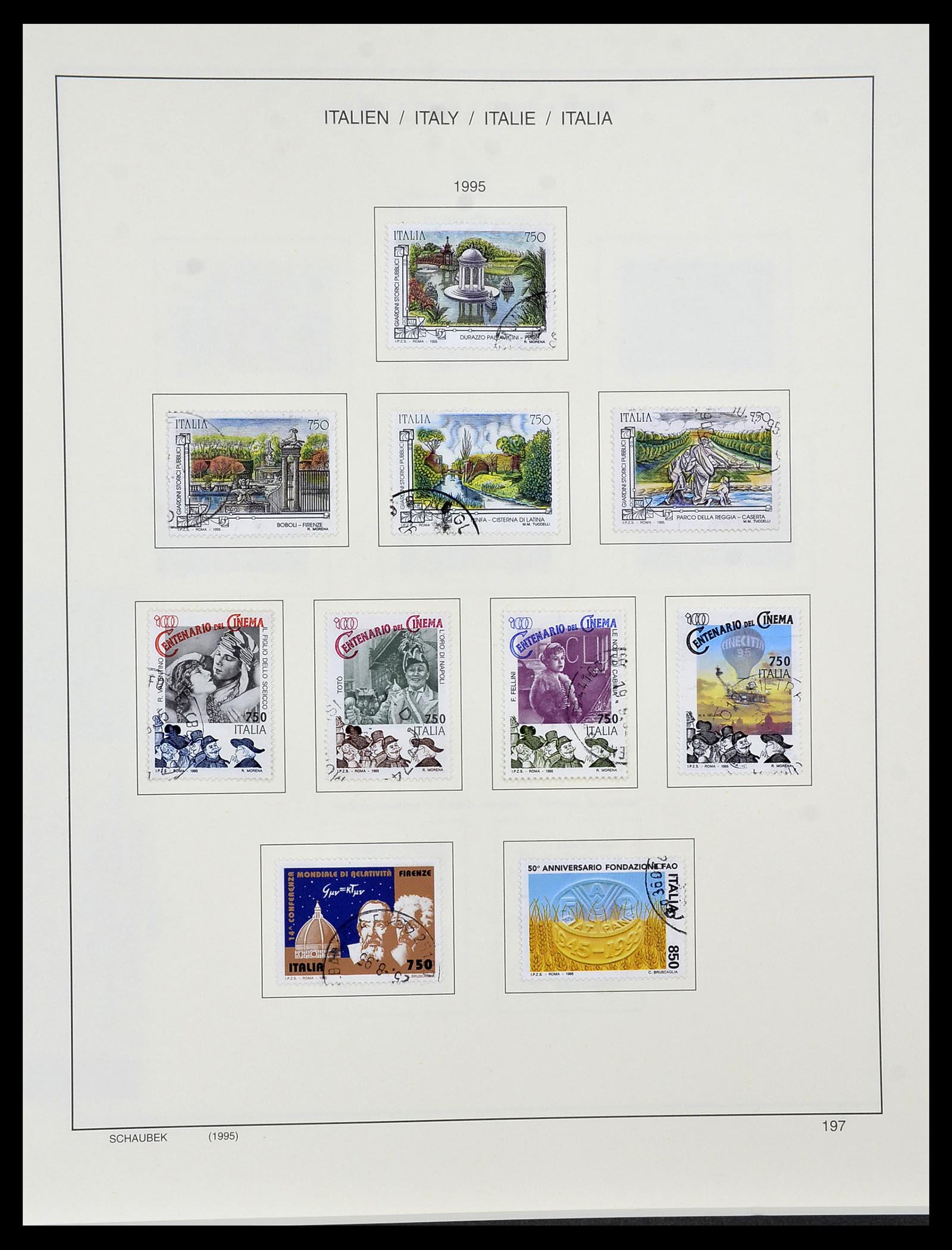 34420 200 - Postzegelverzameling 34420 Italië 1863-2001.