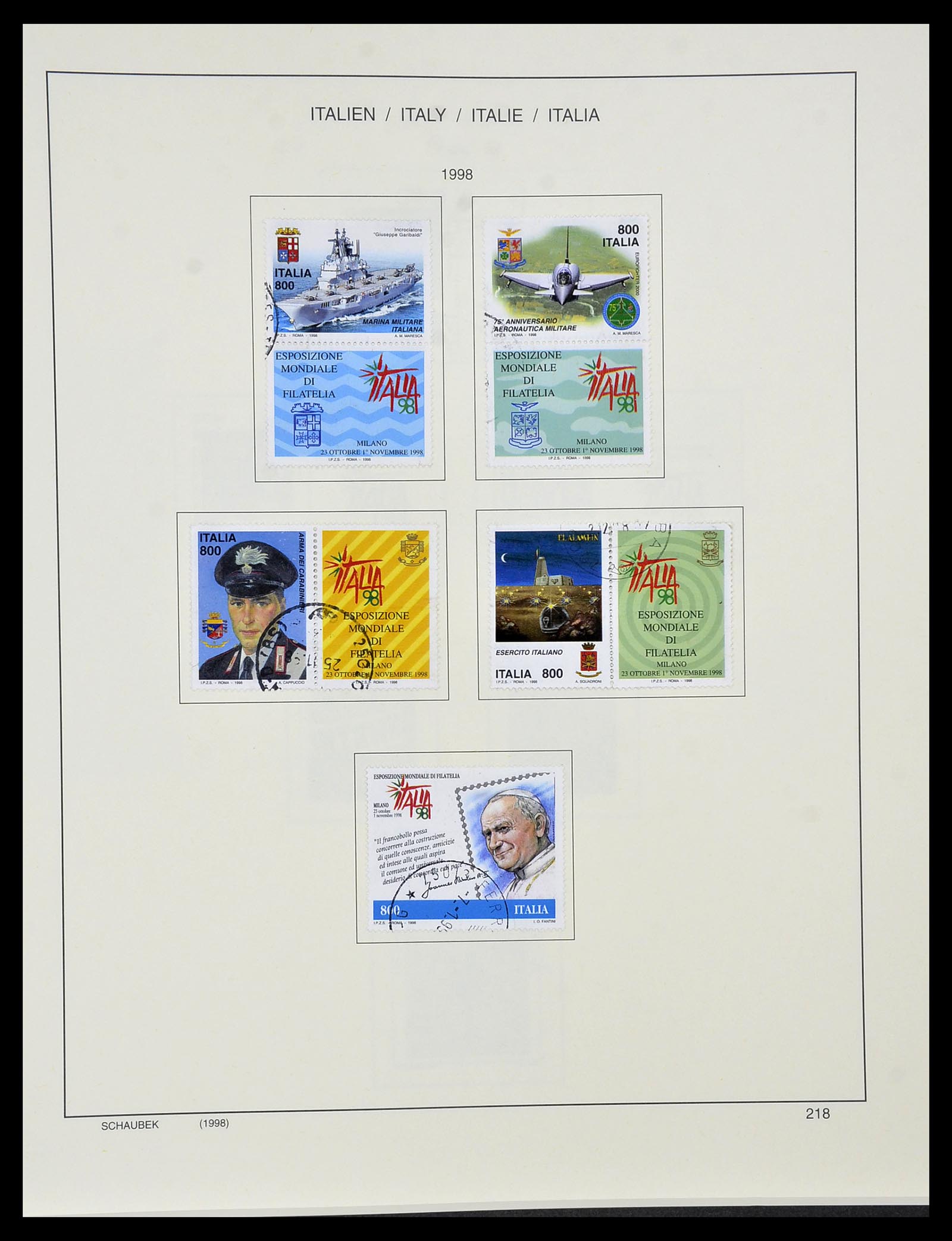 34420 221 - Stamp Collection 34420 Italy 1863-2001.