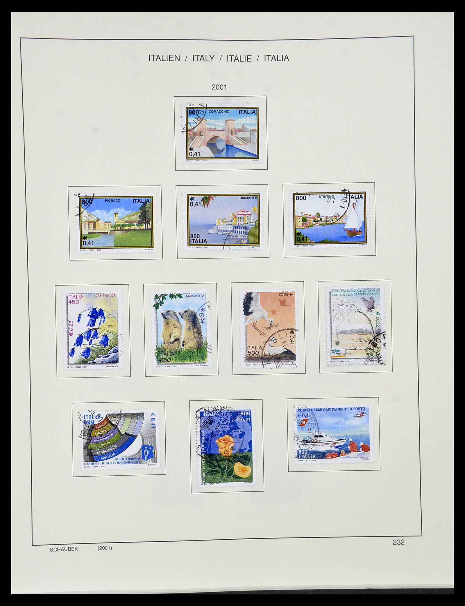 34420 235 - Postzegelverzameling 34420 Italië 1863-2001.