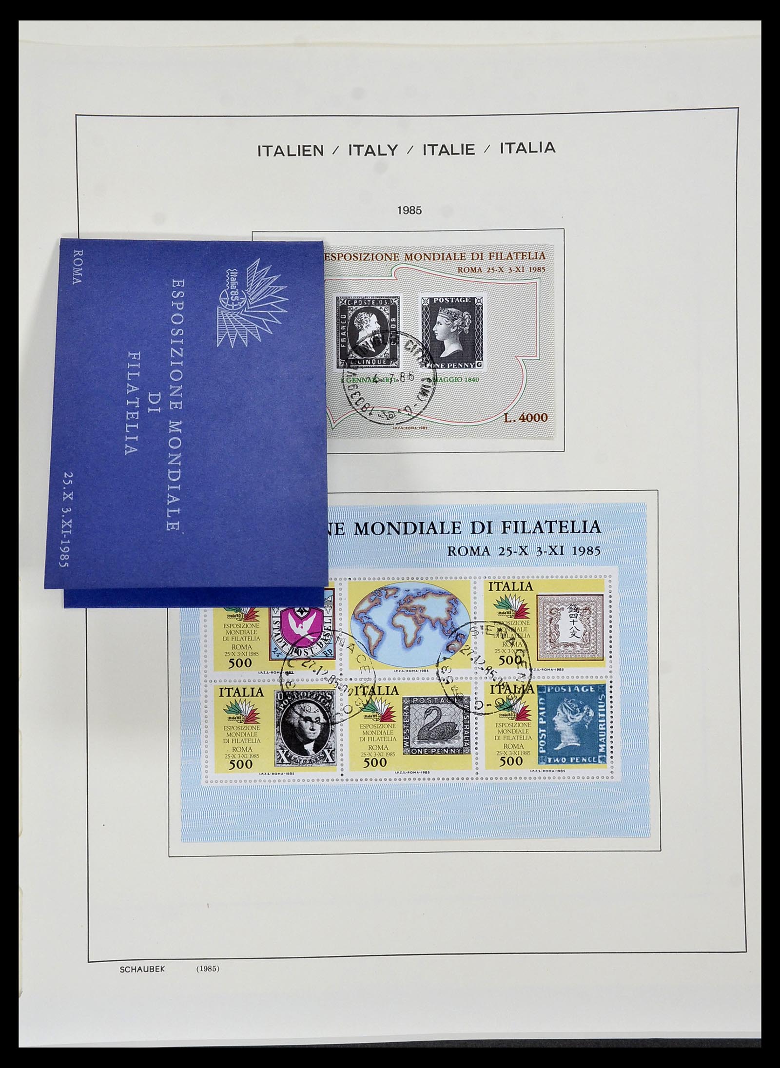 34420 239 - Postzegelverzameling 34420 Italië 1863-2001.