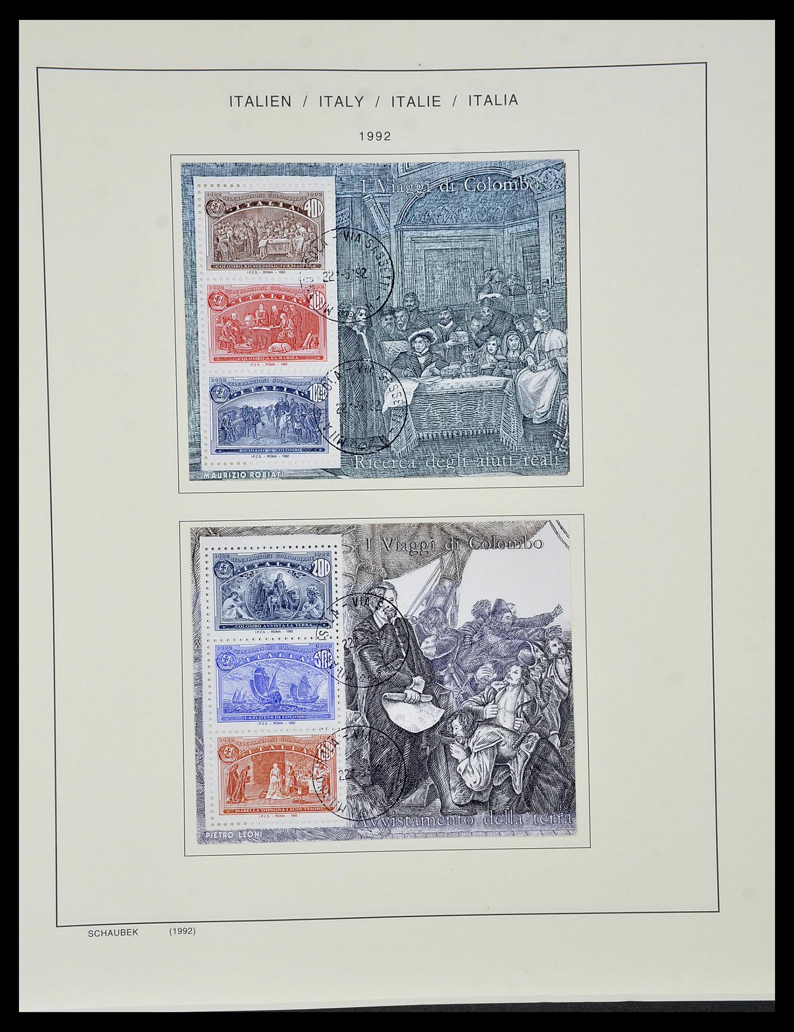34420 246 - Stamp Collection 34420 Italy 1863-2001.