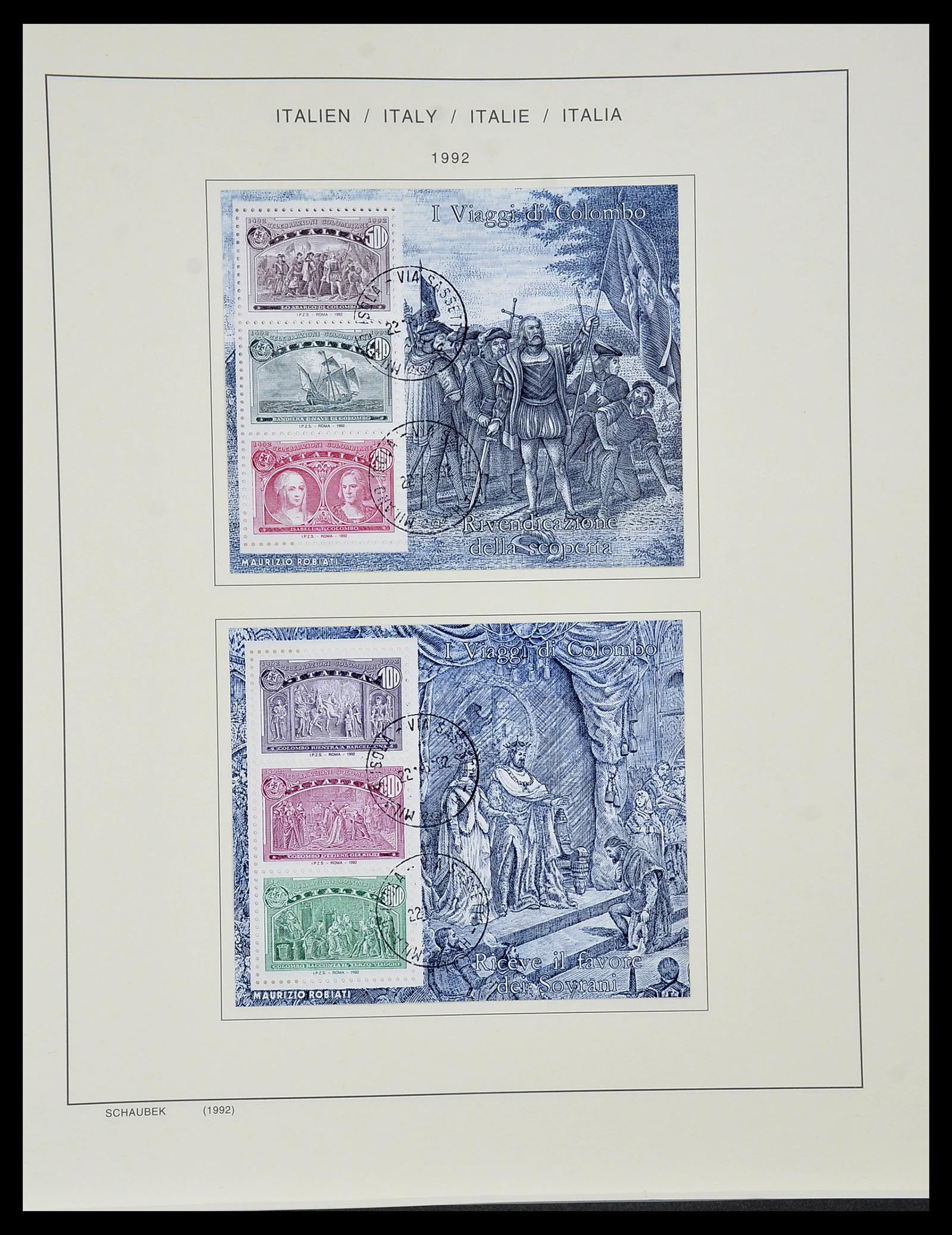 34420 247 - Stamp Collection 34420 Italy 1863-2001.