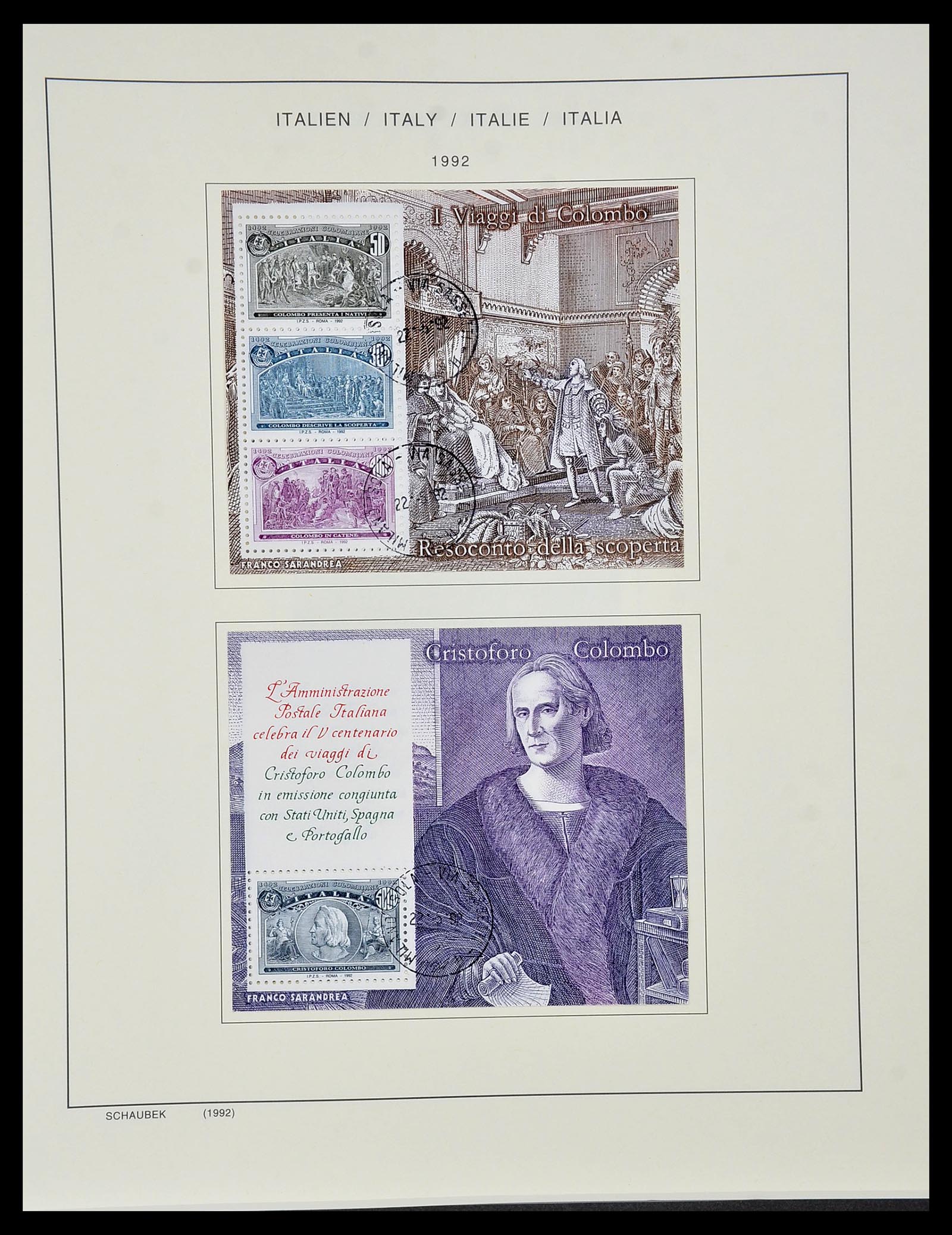 34420 248 - Postzegelverzameling 34420 Italië 1863-2001.