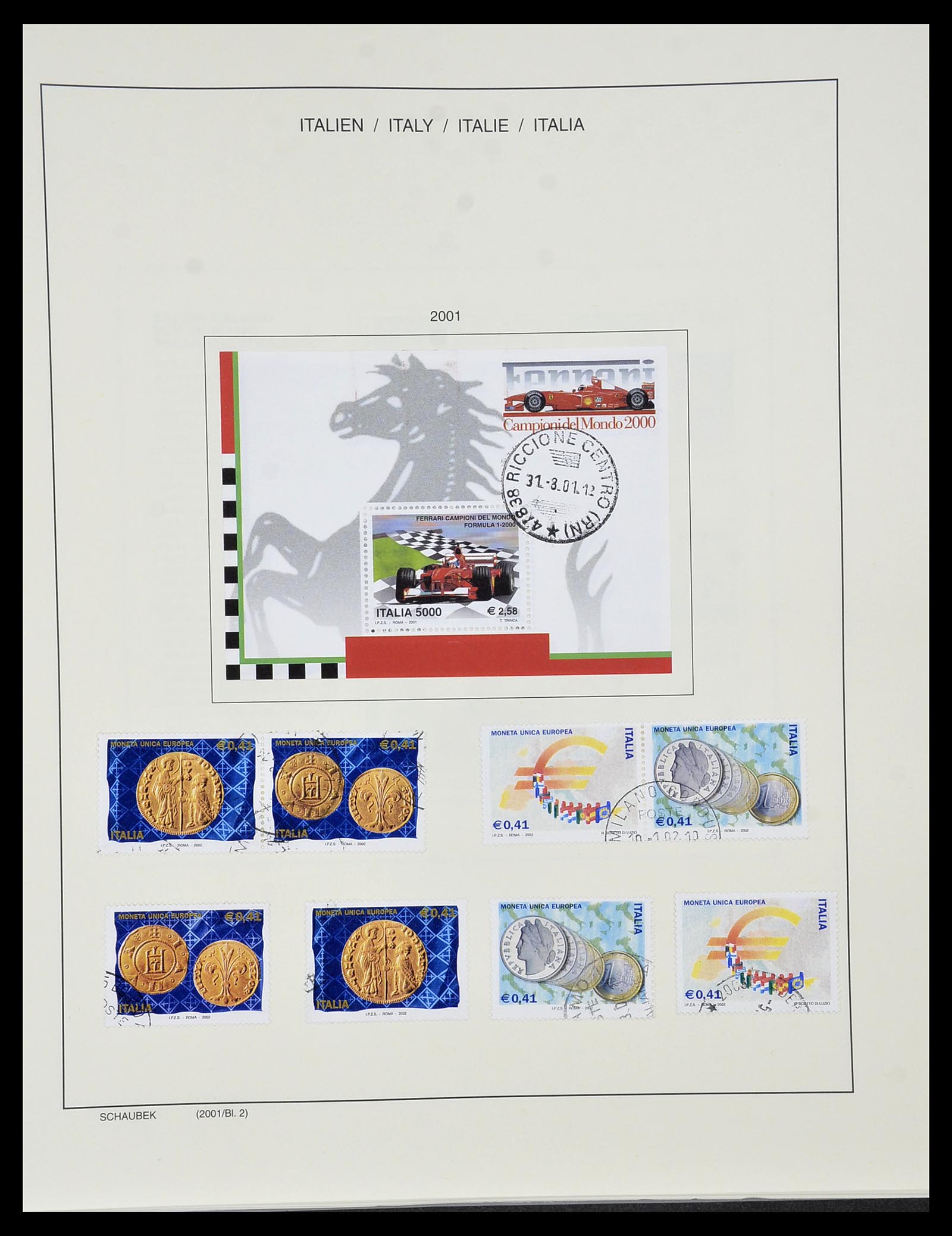34420 260 - Postzegelverzameling 34420 Italië 1863-2001.