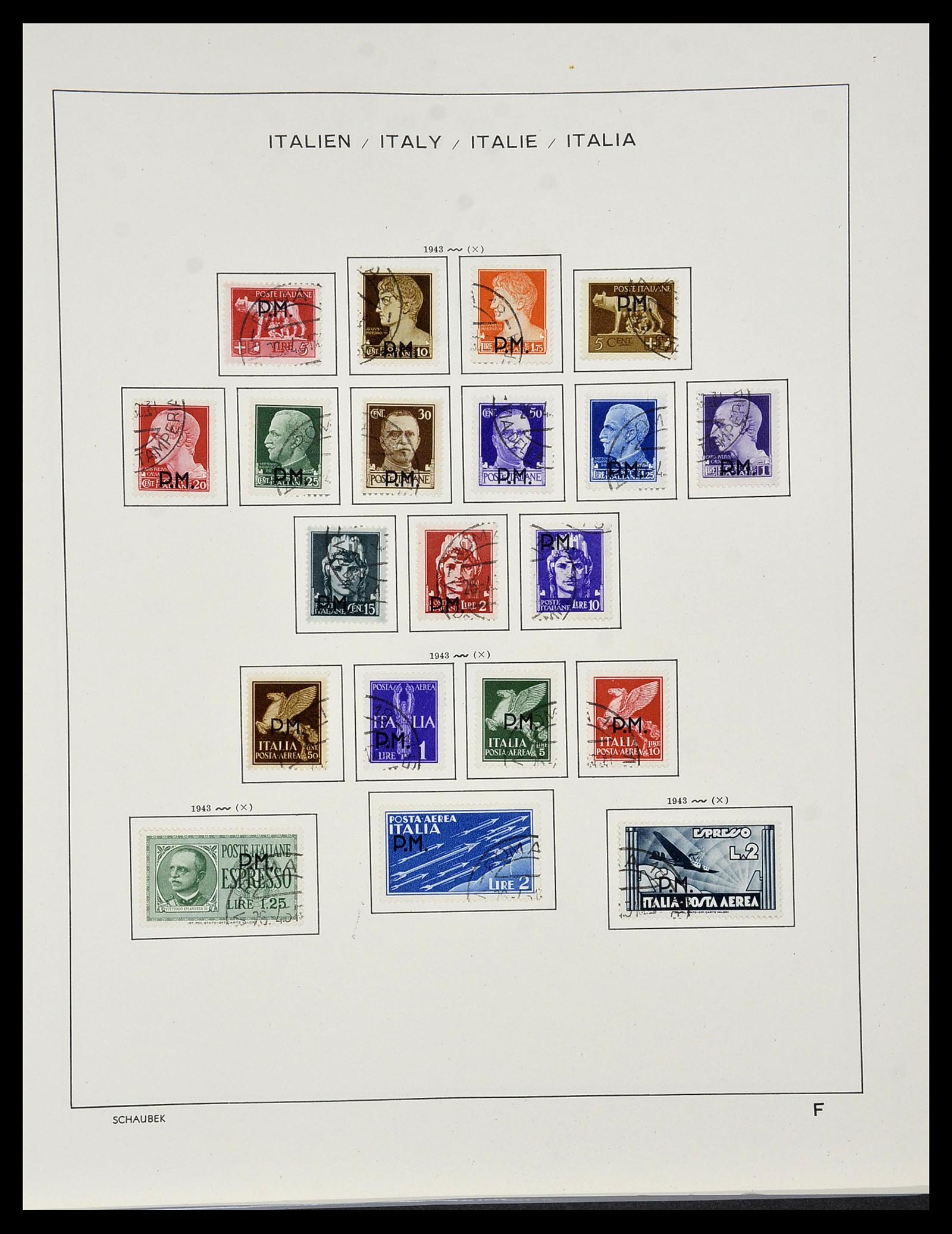 34420 264 - Postzegelverzameling 34420 Italië 1863-2001.