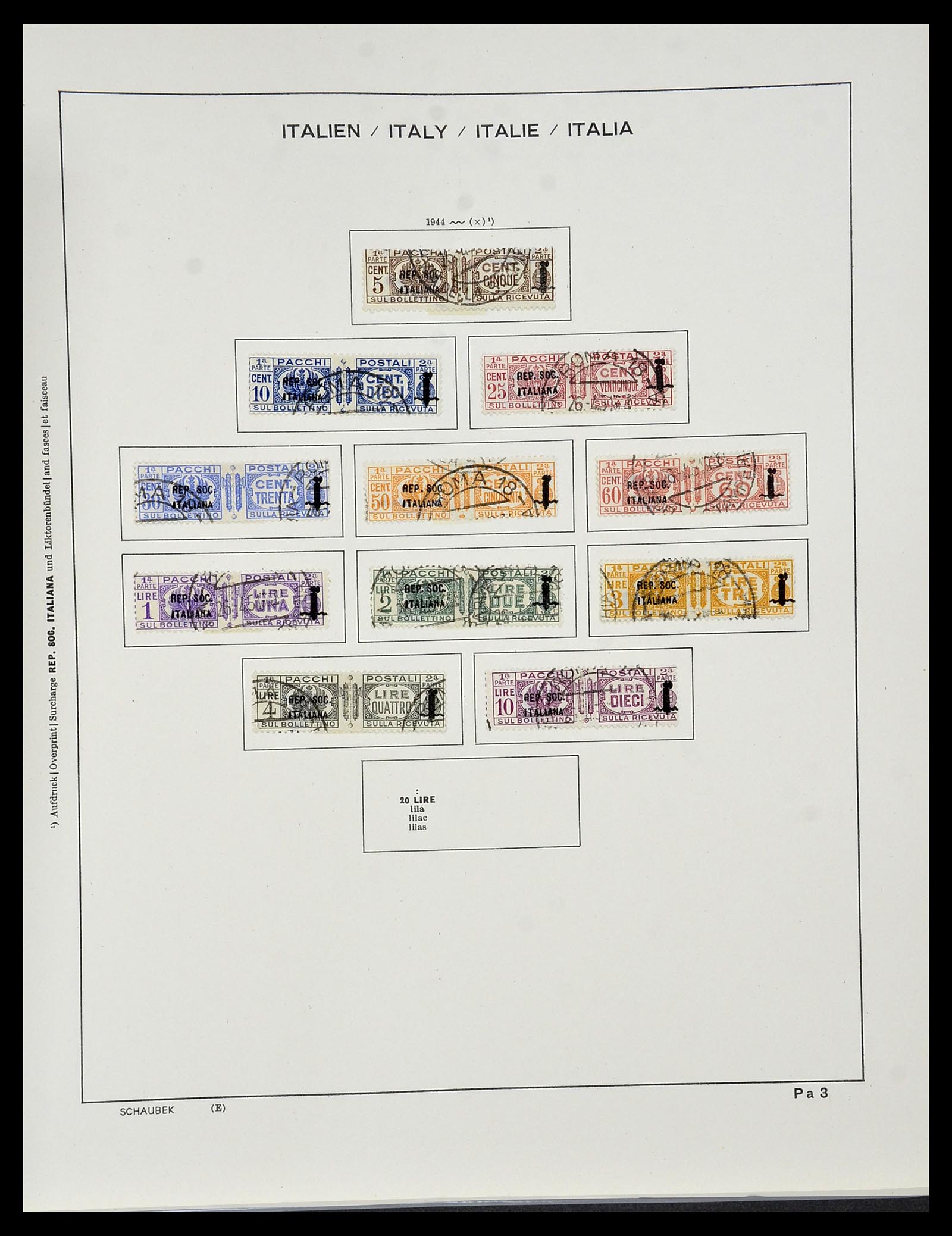 34420 268 - Postzegelverzameling 34420 Italië 1863-2001.