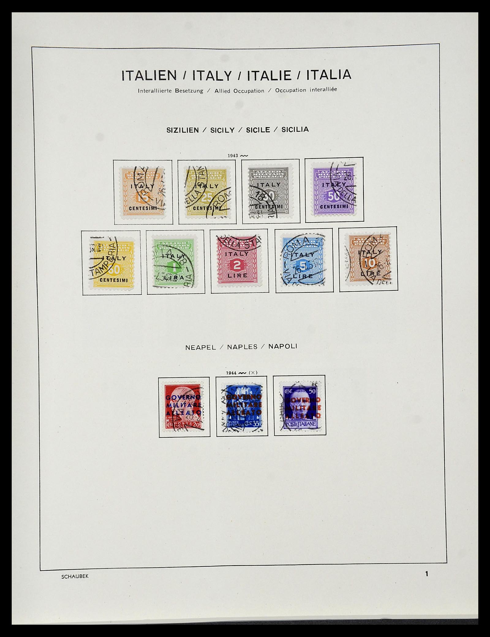 34420 269 - Postzegelverzameling 34420 Italië 1863-2001.