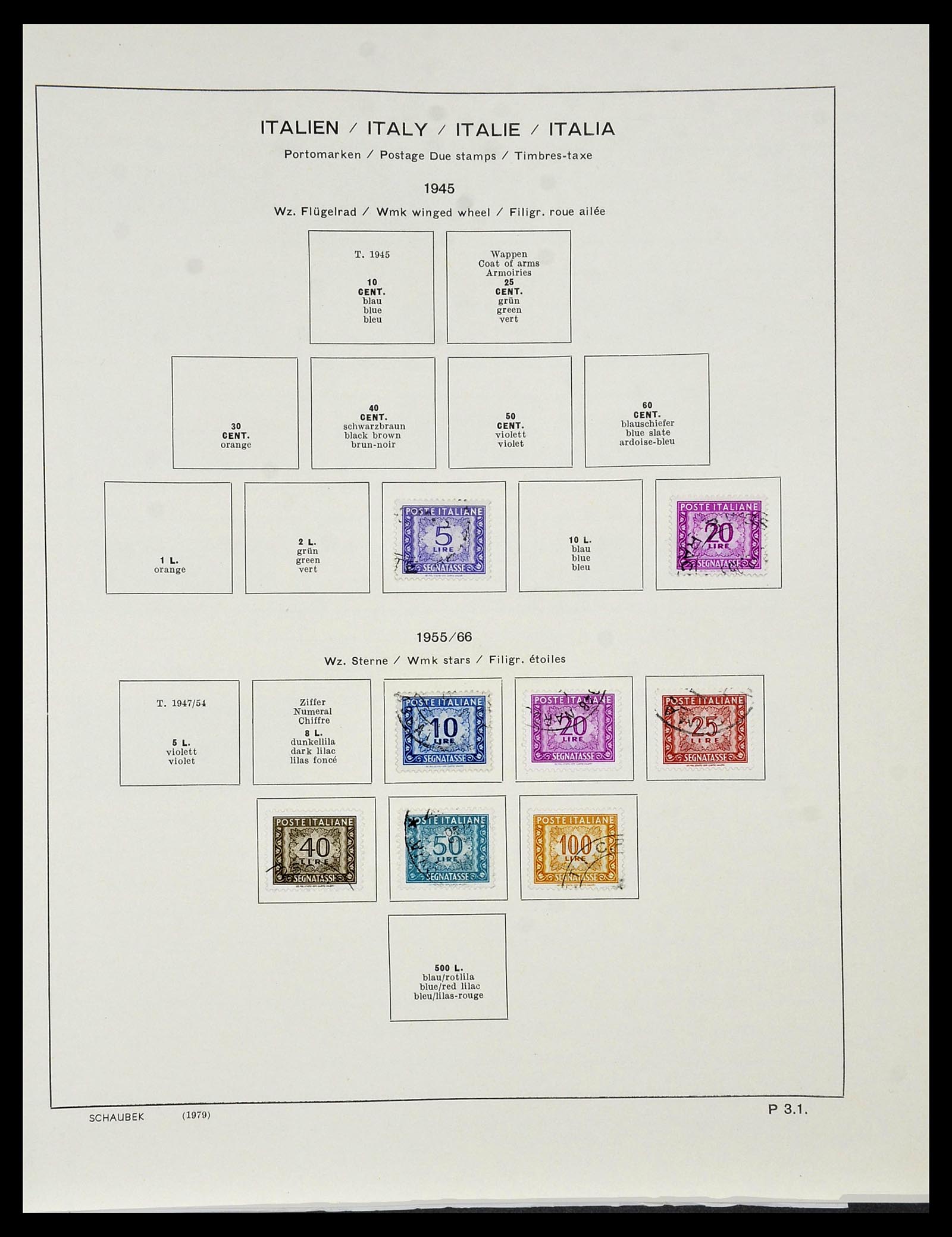 34420 272 - Postzegelverzameling 34420 Italië 1863-2001.