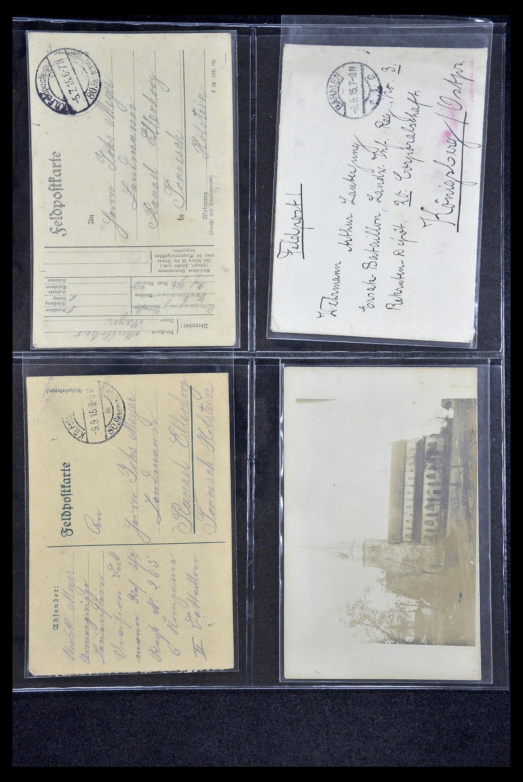 34421 041 - Stamp Collection 34421 Germany fieldpost WW I and WW II.