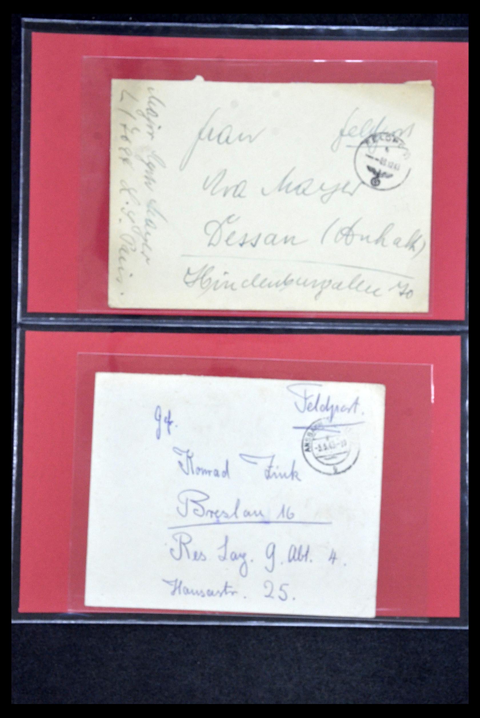34421 134 - Stamp Collection 34421 Germany fieldpost WW I and WW II.