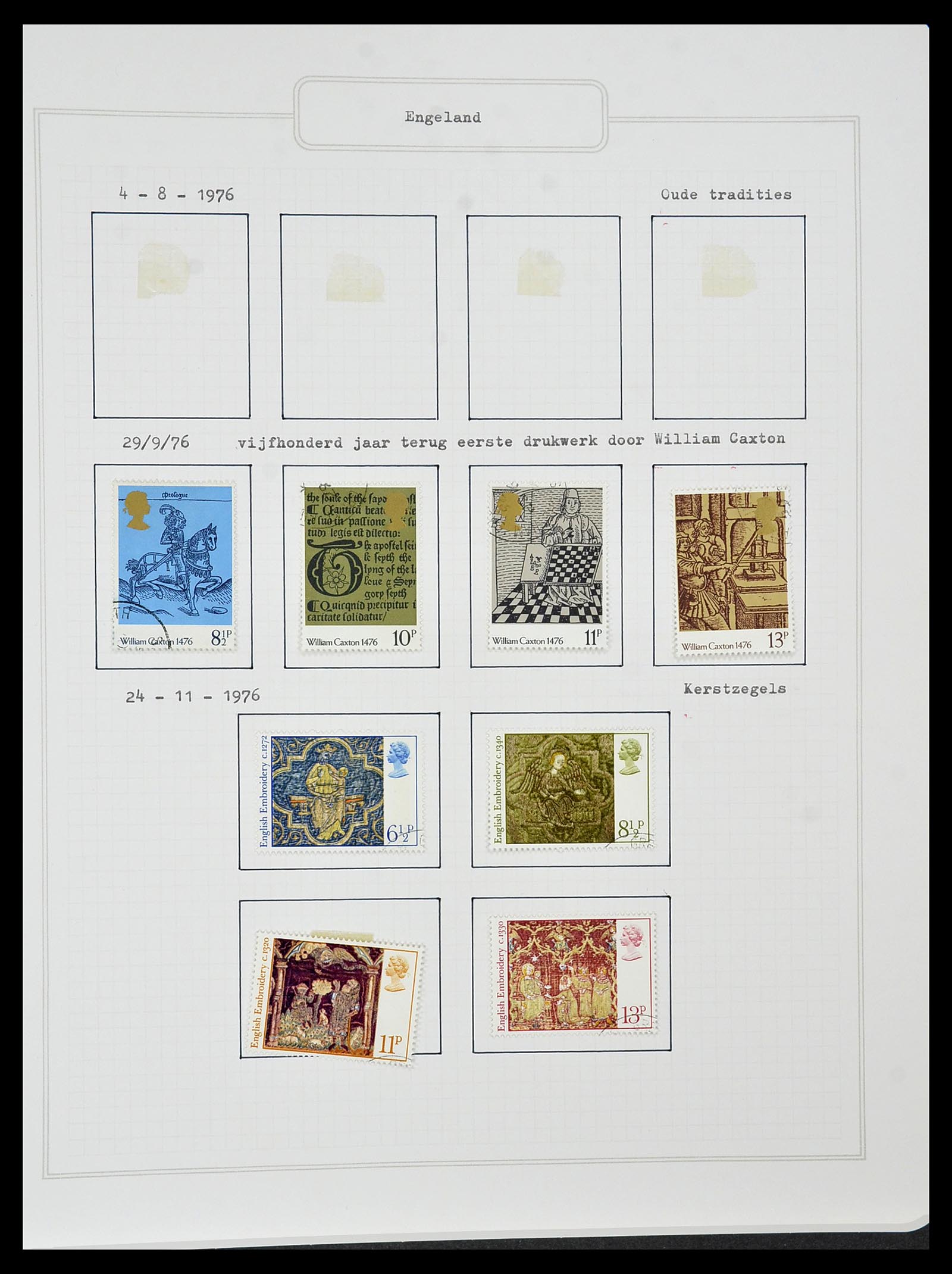34422 064 - Postzegelverzameling 34422 Engeland 1937-1995.