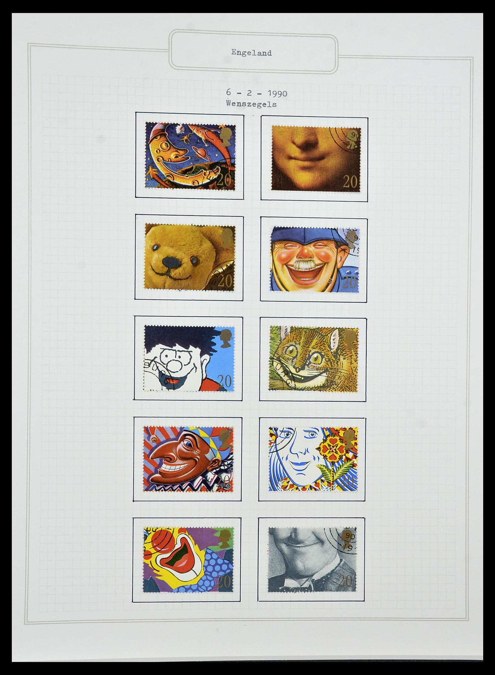 34422 149 - Postzegelverzameling 34422 Engeland 1937-1995.