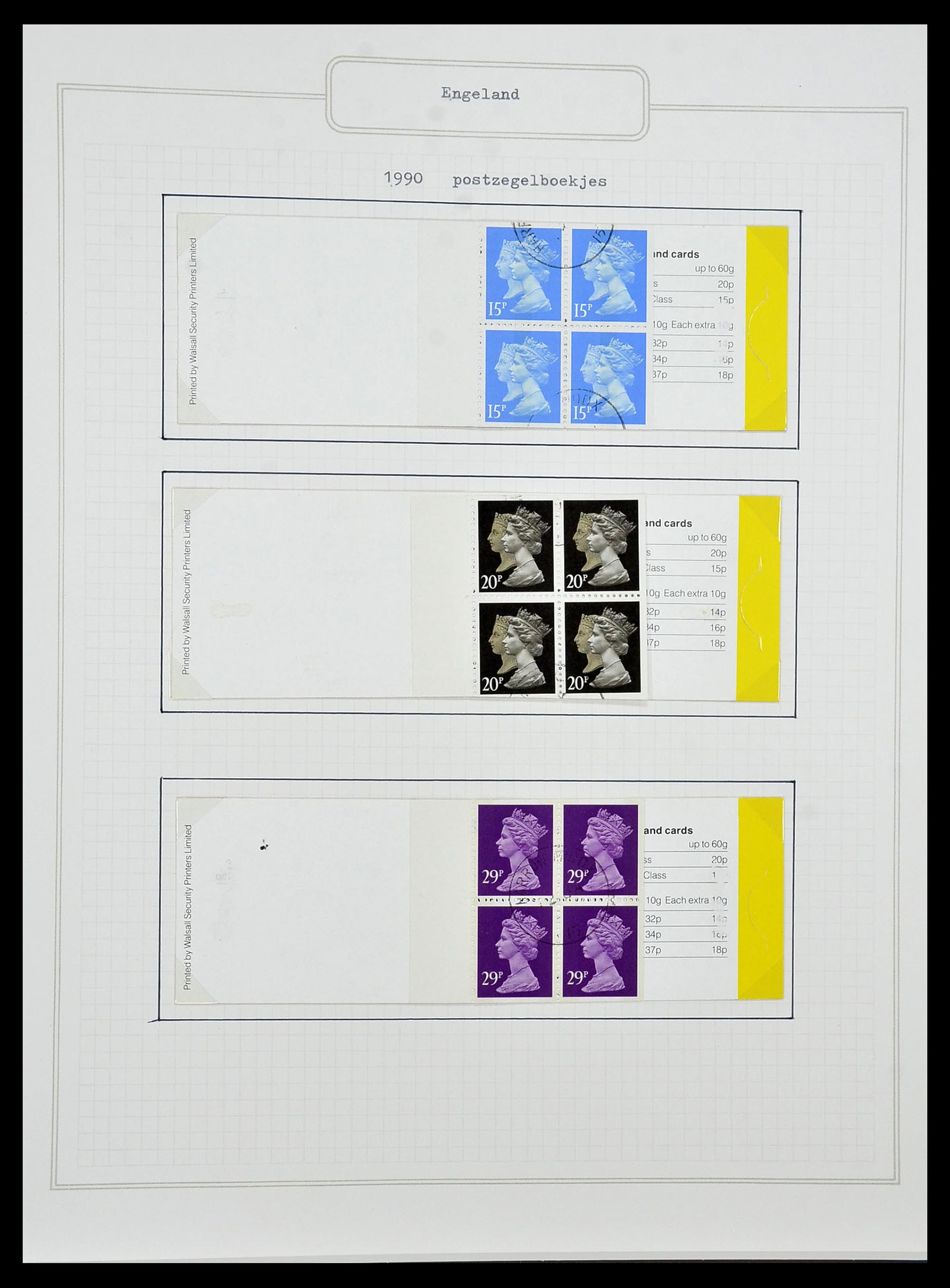 34422 155 - Postzegelverzameling 34422 Engeland 1937-1995.