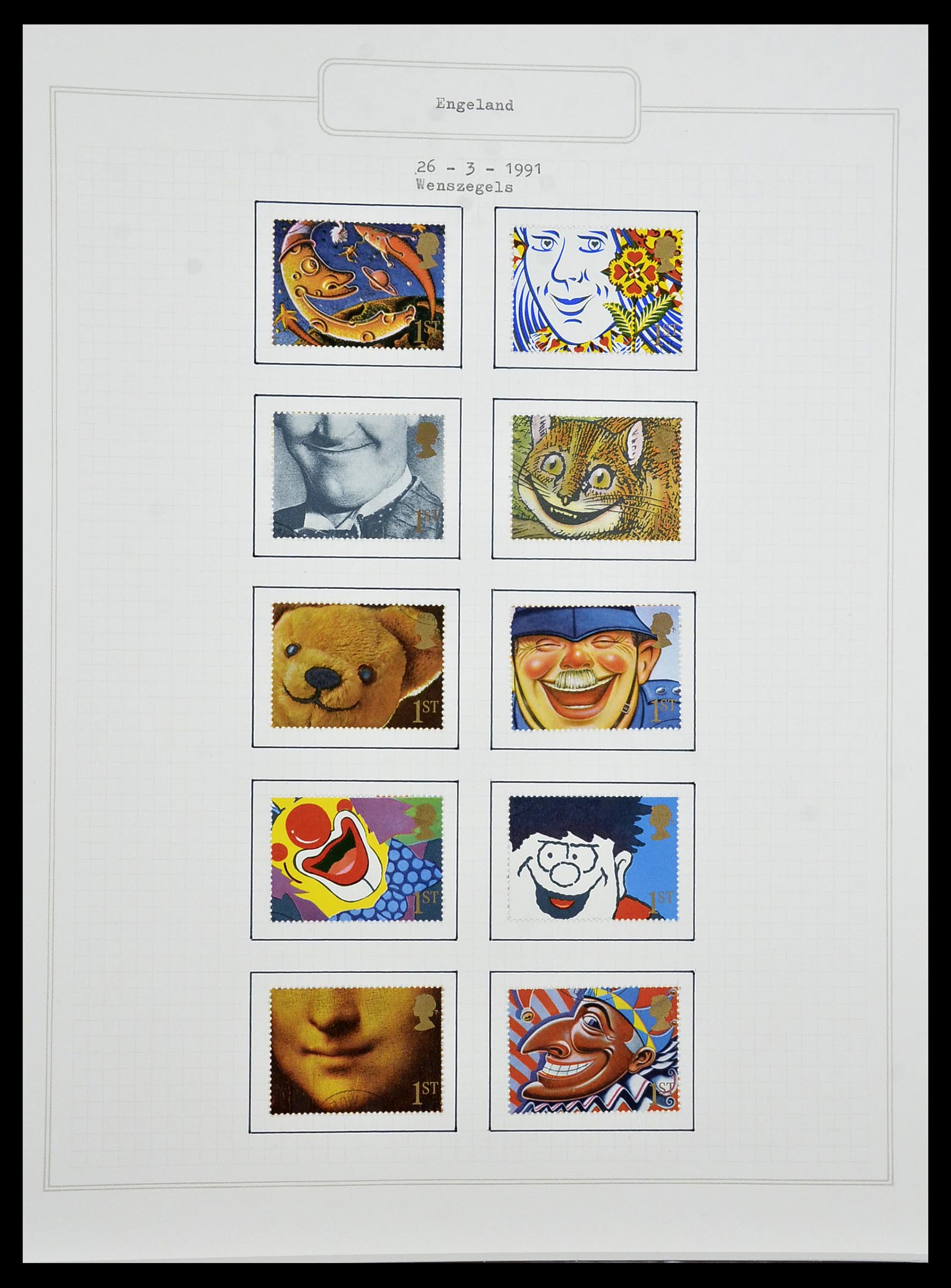 34422 164 - Postzegelverzameling 34422 Engeland 1937-1995.