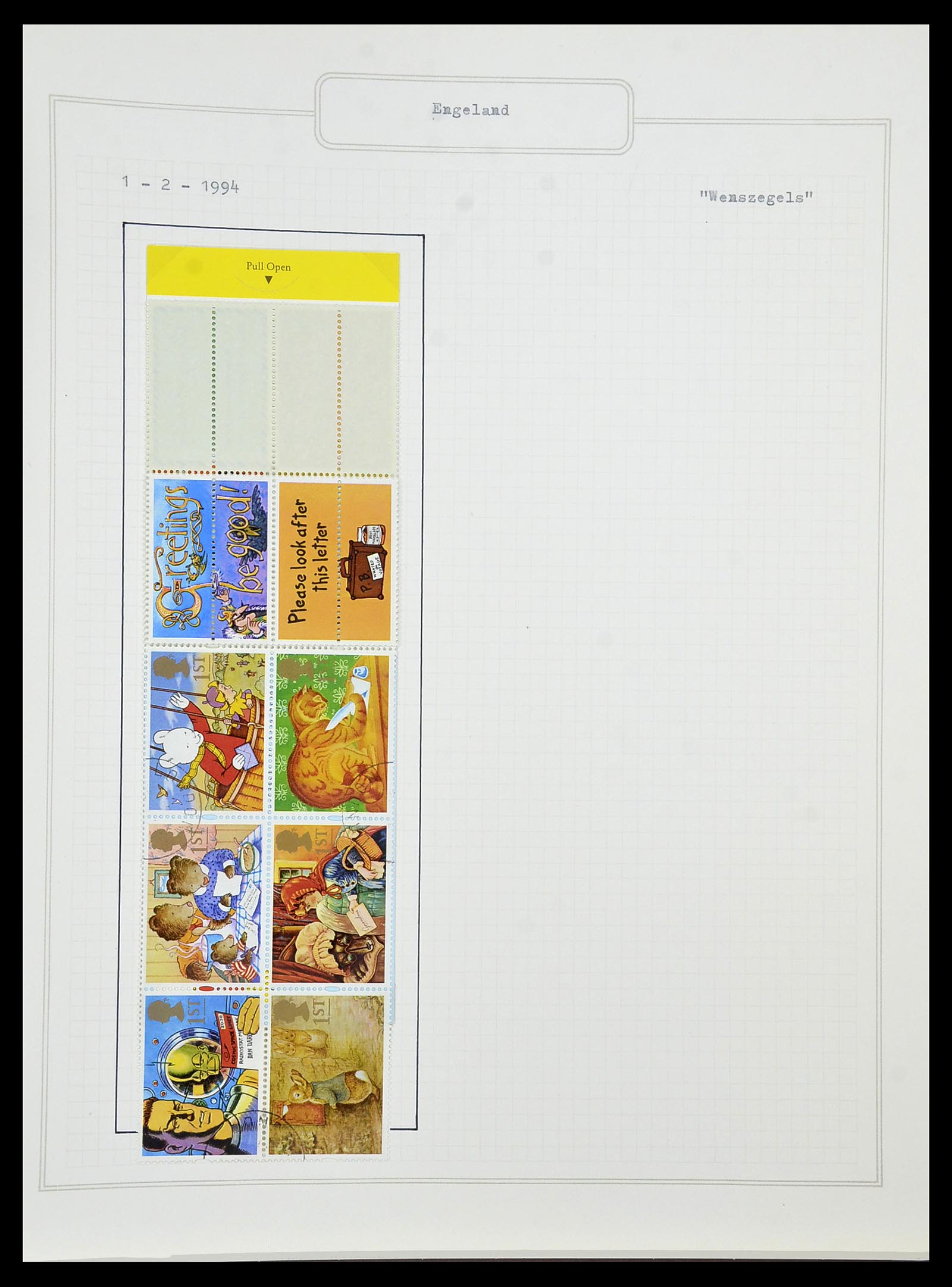 34422 181 - Postzegelverzameling 34422 Engeland 1937-1995.
