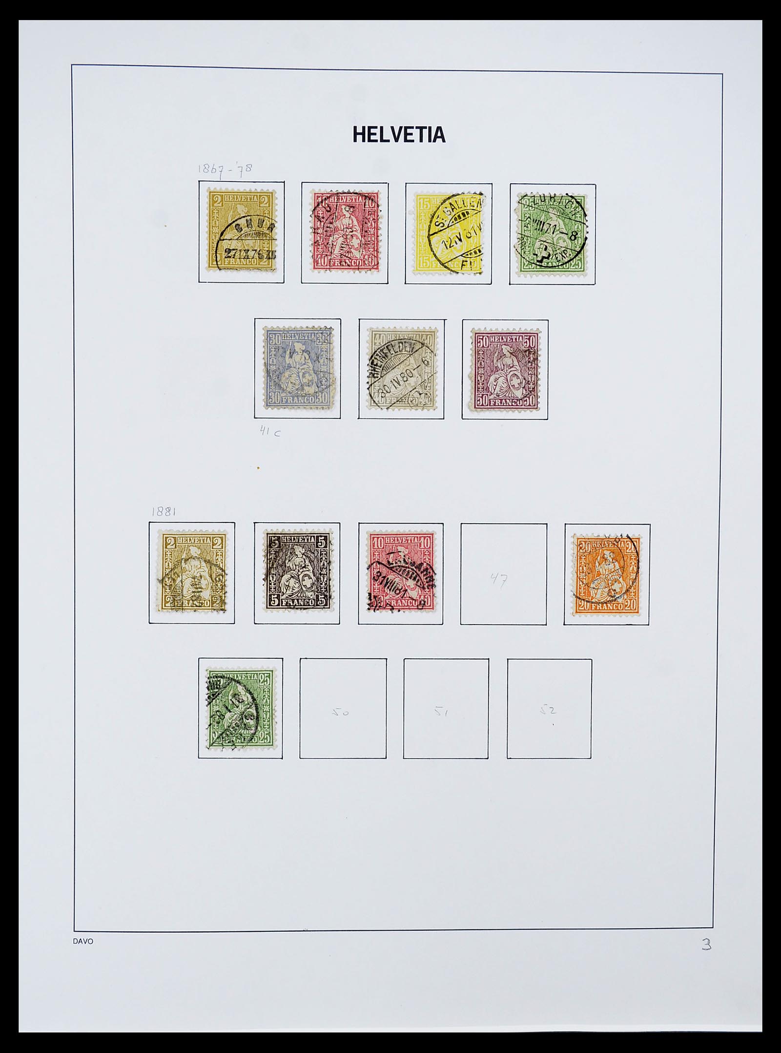 34424 005 - Stamp Collection 34424 Switzerland 1850-2008.
