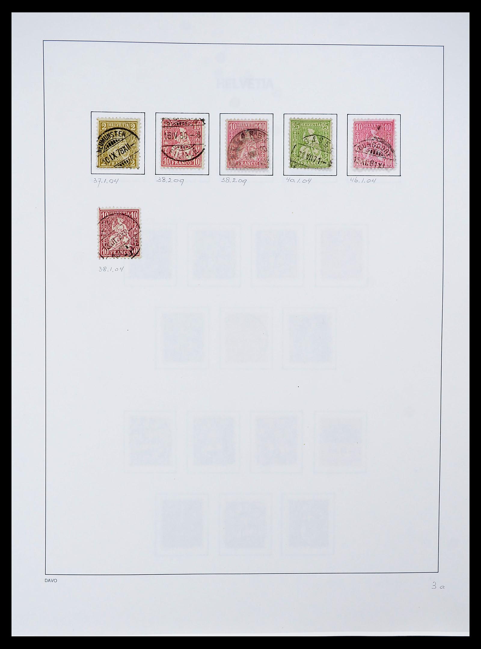 34424 006 - Postzegelverzameling 34424 Zwitserland 1850-2008.