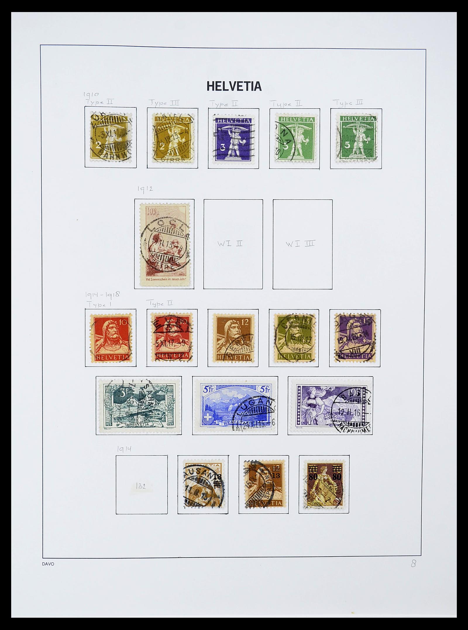 34424 024 - Stamp Collection 34424 Switzerland 1850-2008.