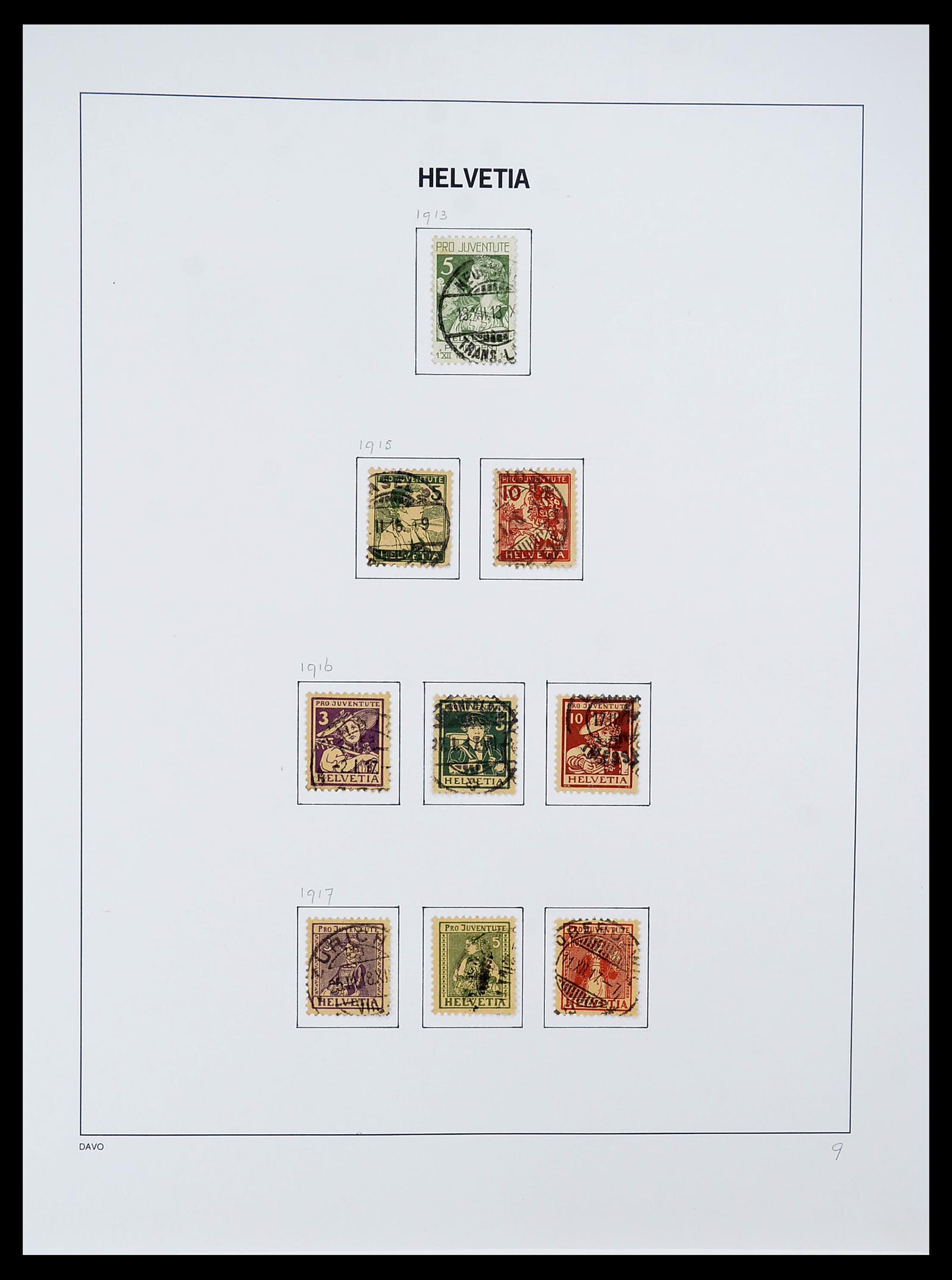 34424 028 - Postzegelverzameling 34424 Zwitserland 1850-2008.