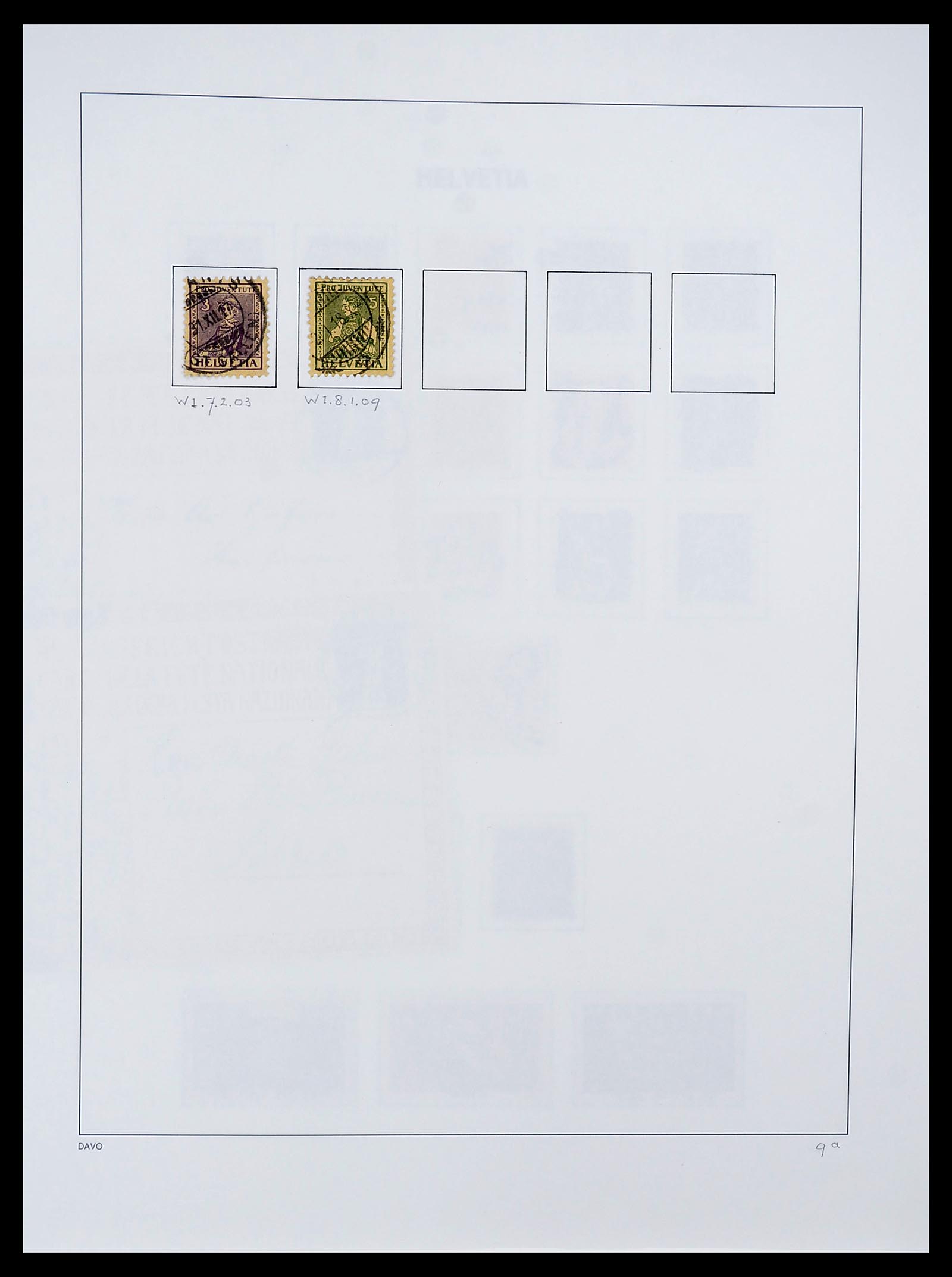 34424 029 - Postzegelverzameling 34424 Zwitserland 1850-2008.