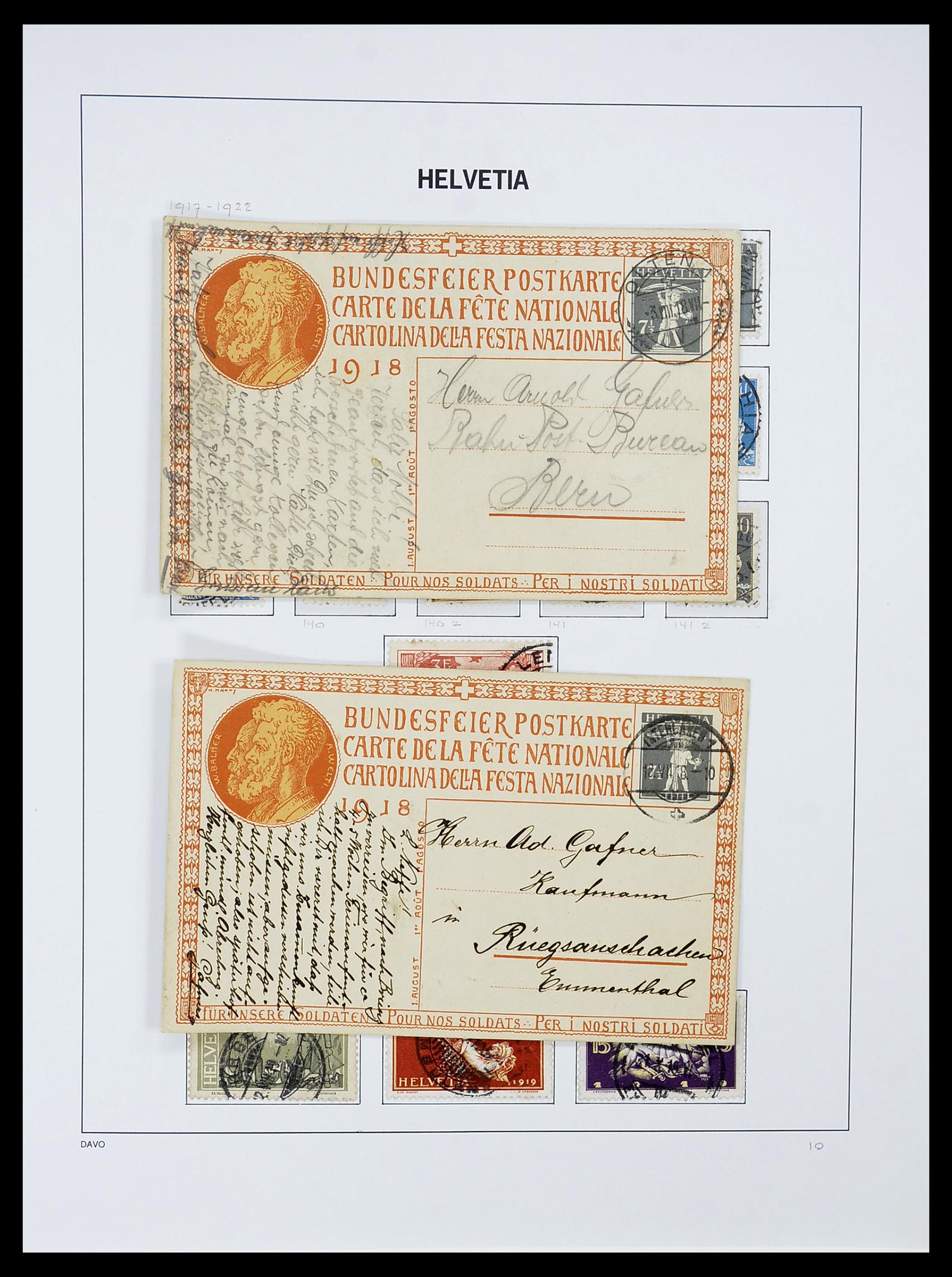 34424 030 - Postzegelverzameling 34424 Zwitserland 1850-2008.