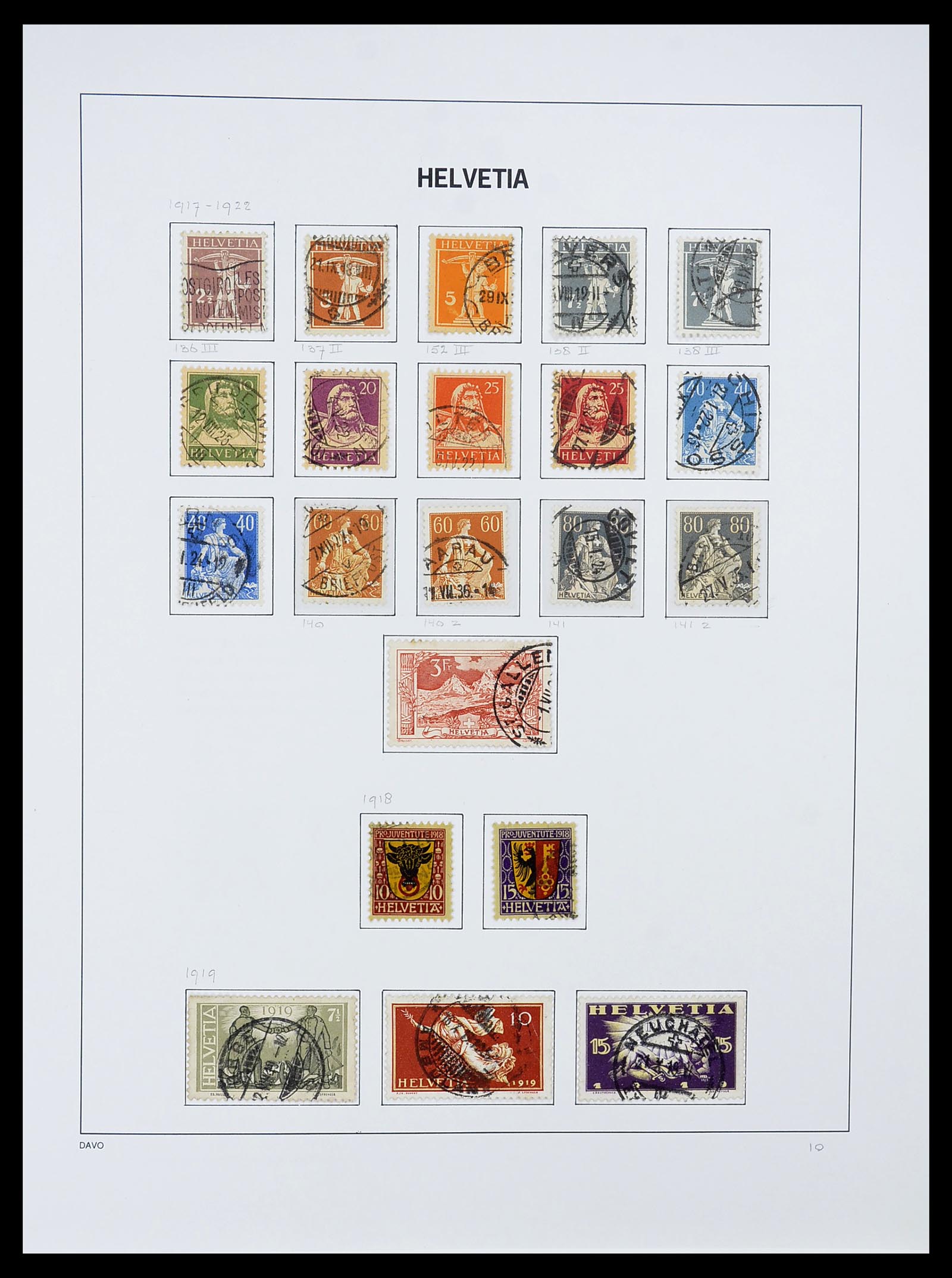 34424 031 - Postzegelverzameling 34424 Zwitserland 1850-2008.