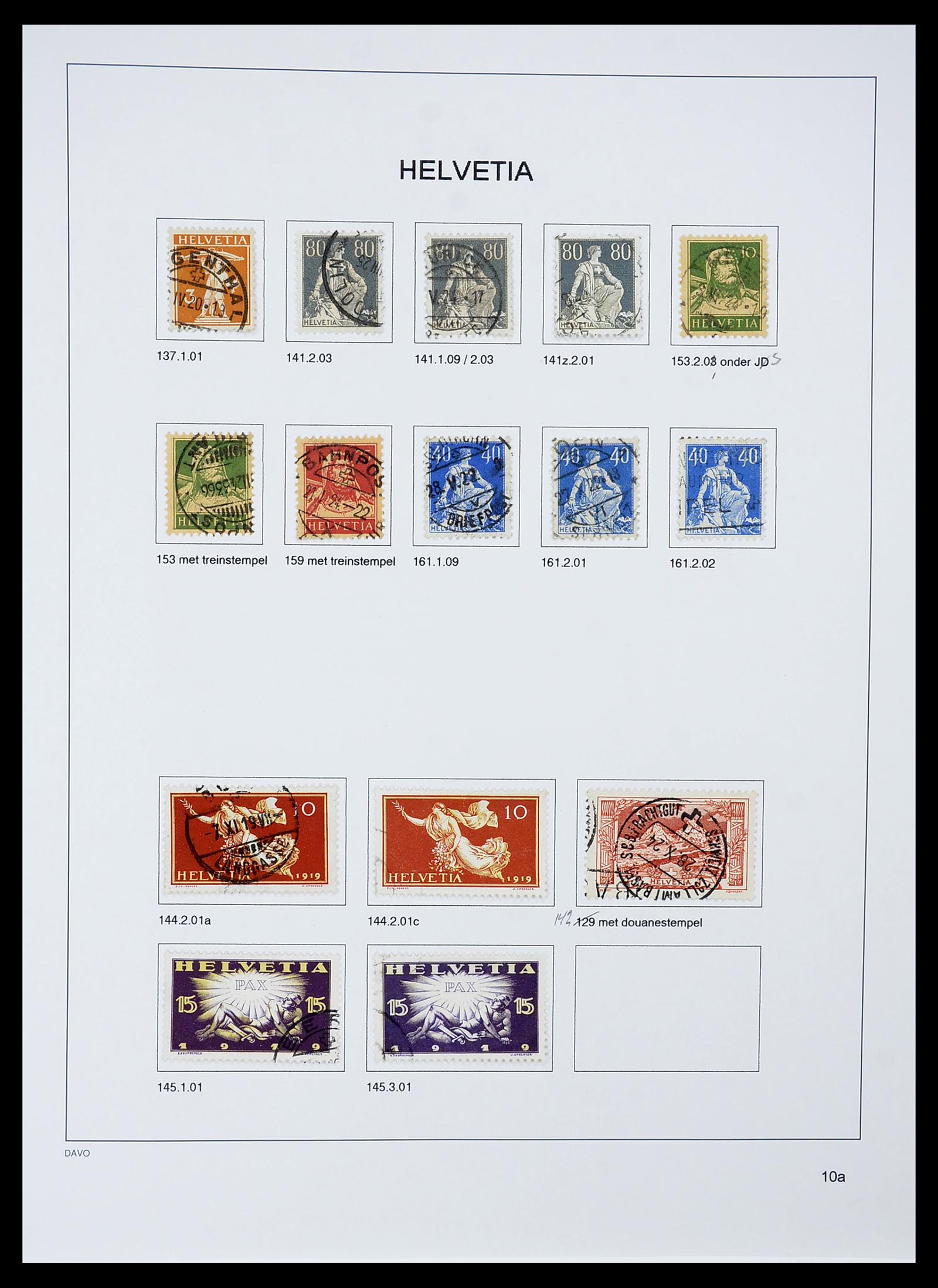 34424 033 - Postzegelverzameling 34424 Zwitserland 1850-2008.