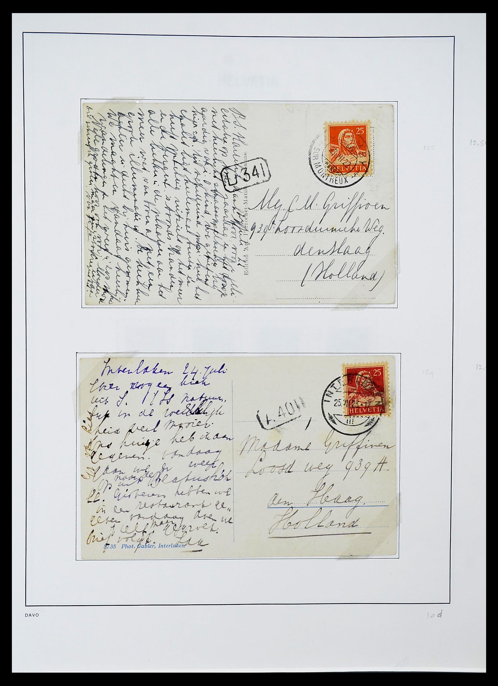 34424 036 - Postzegelverzameling 34424 Zwitserland 1850-2008.