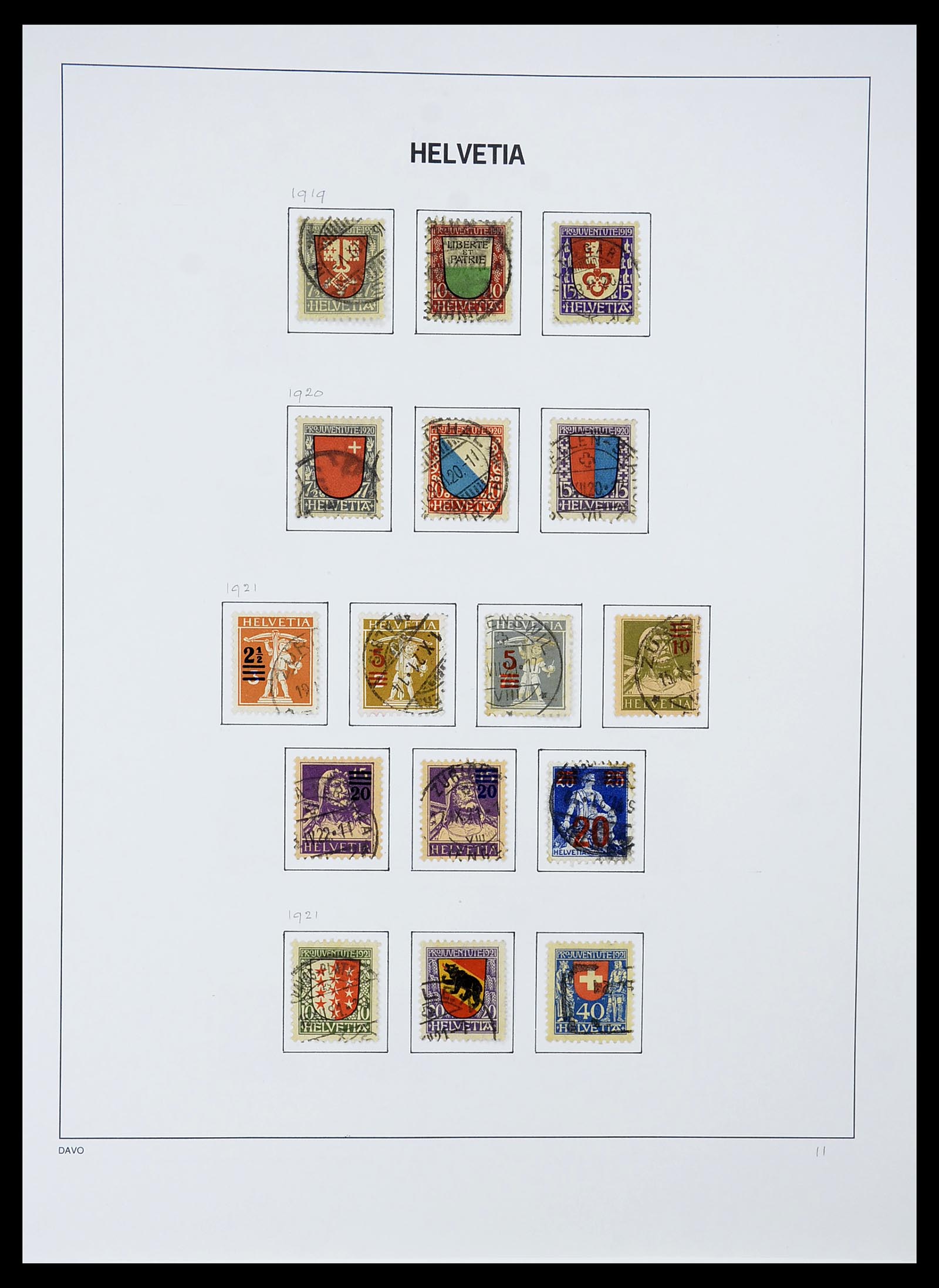 34424 037 - Postzegelverzameling 34424 Zwitserland 1850-2008.
