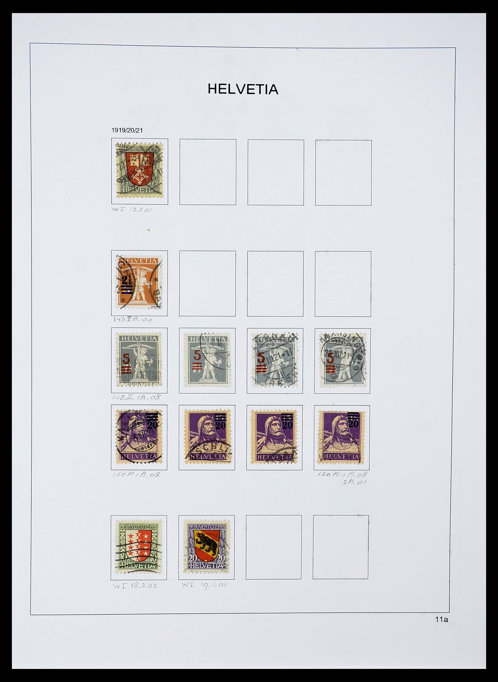 34424 038 - Postzegelverzameling 34424 Zwitserland 1850-2008.