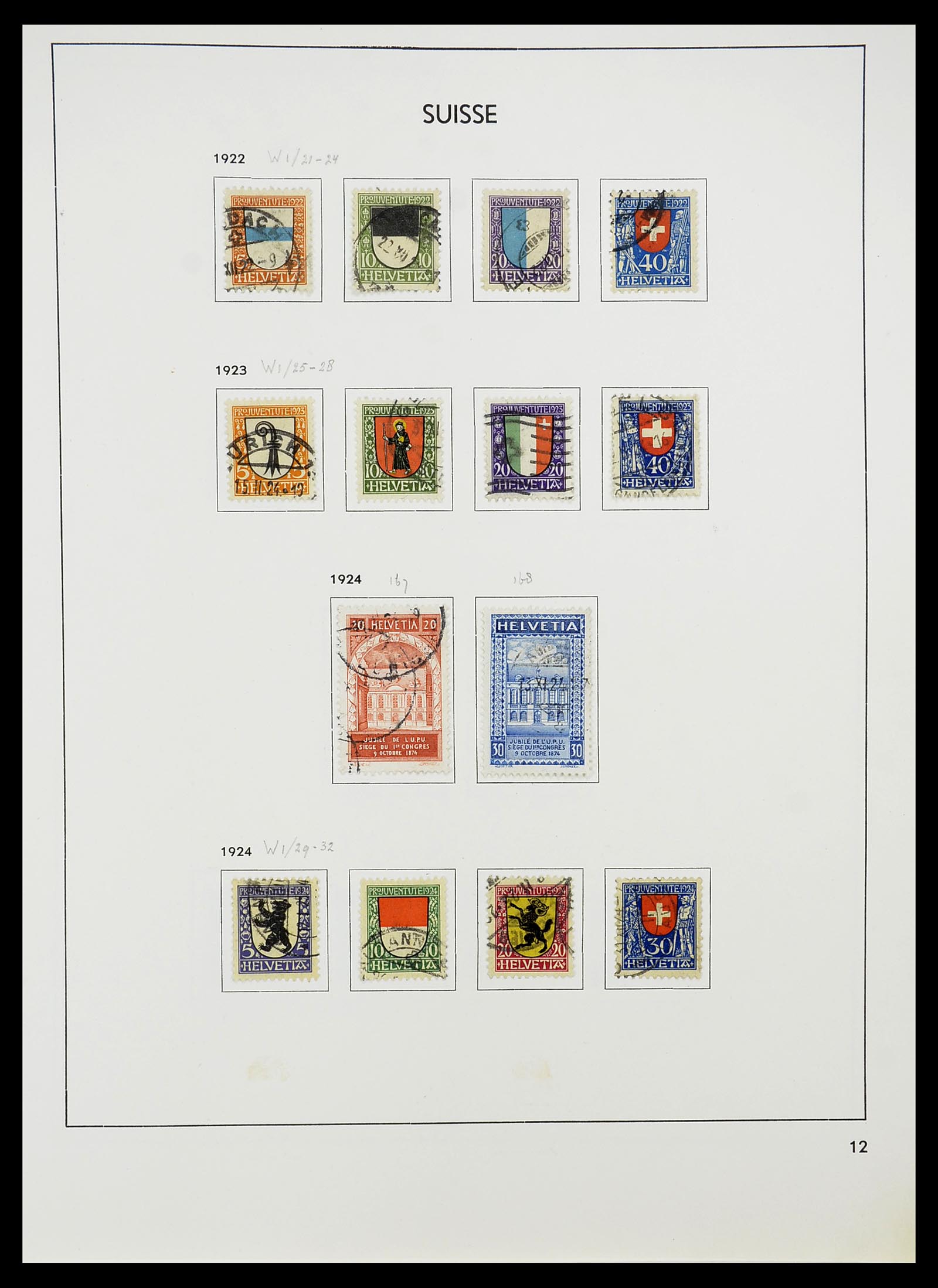 34424 039 - Stamp Collection 34424 Switzerland 1850-2008.