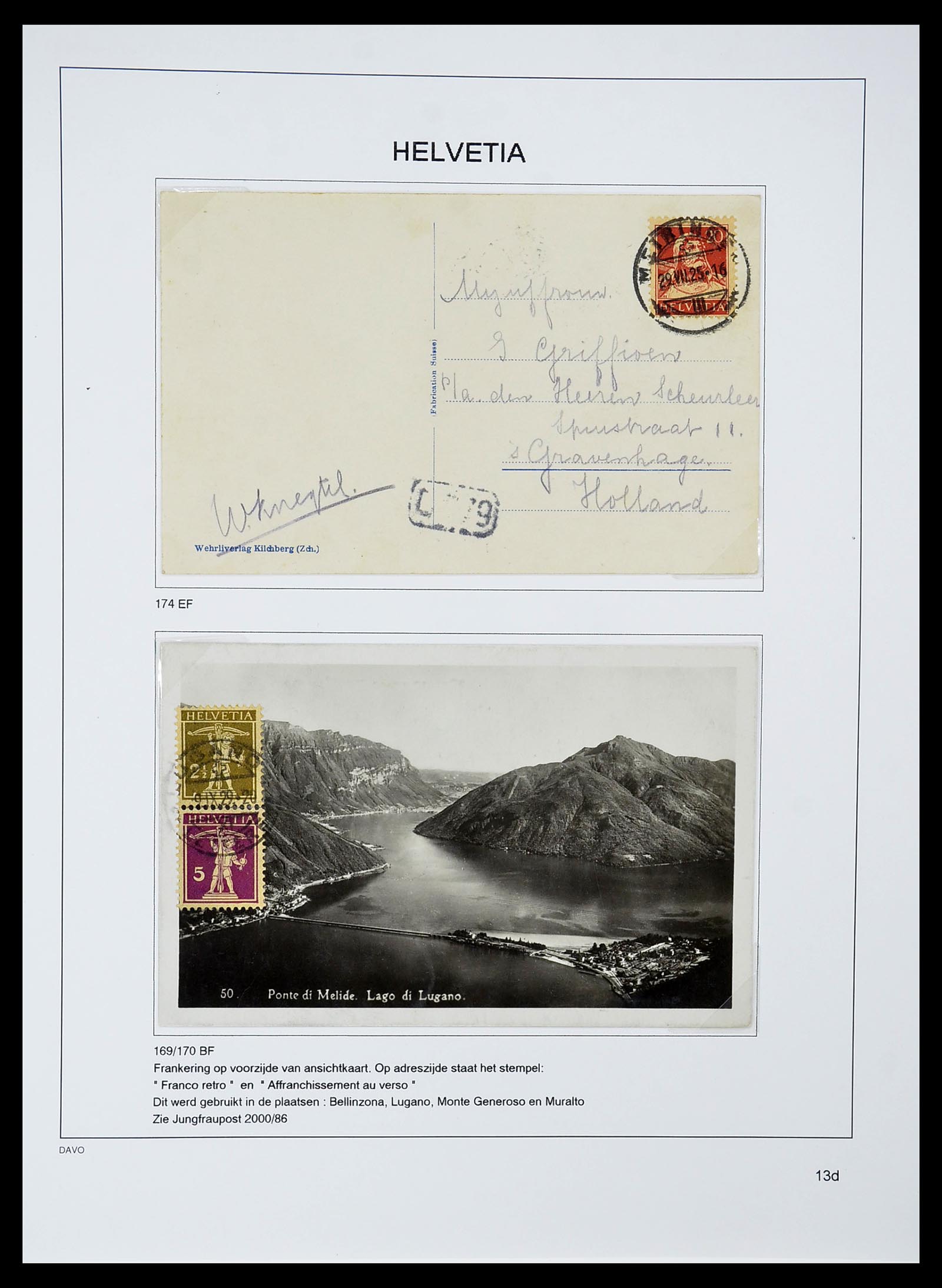 34424 045 - Postzegelverzameling 34424 Zwitserland 1850-2008.