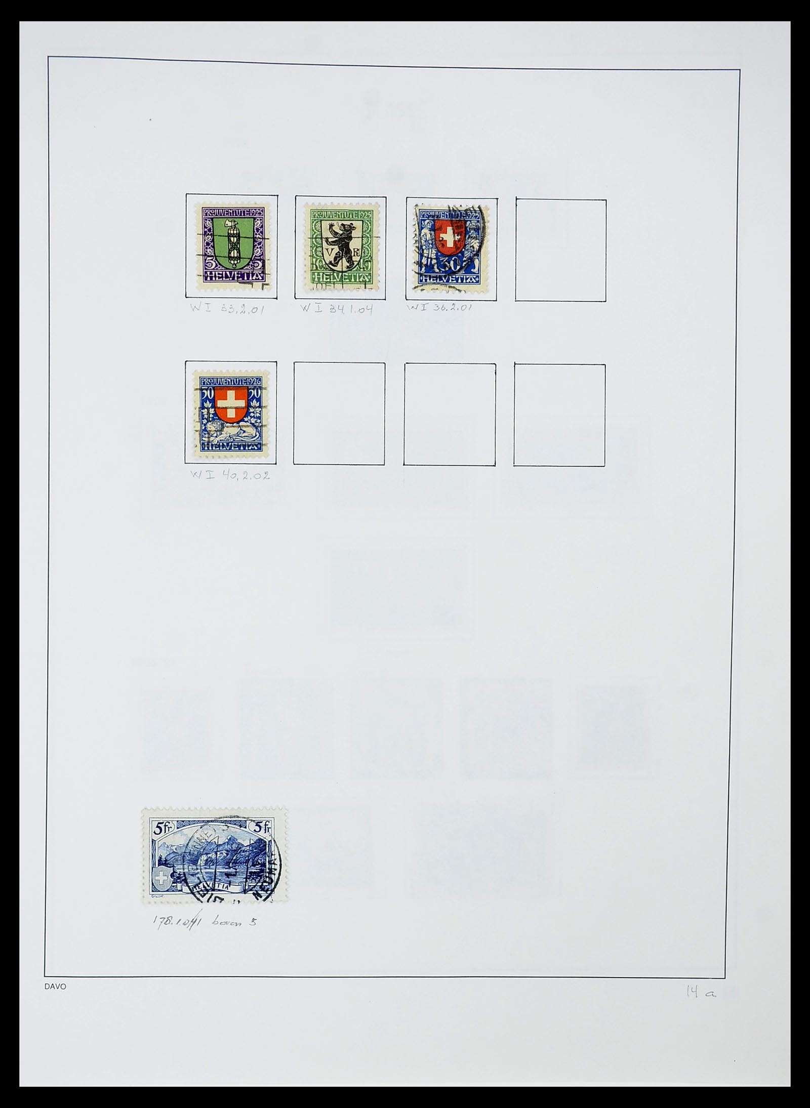 34424 047 - Postzegelverzameling 34424 Zwitserland 1850-2008.
