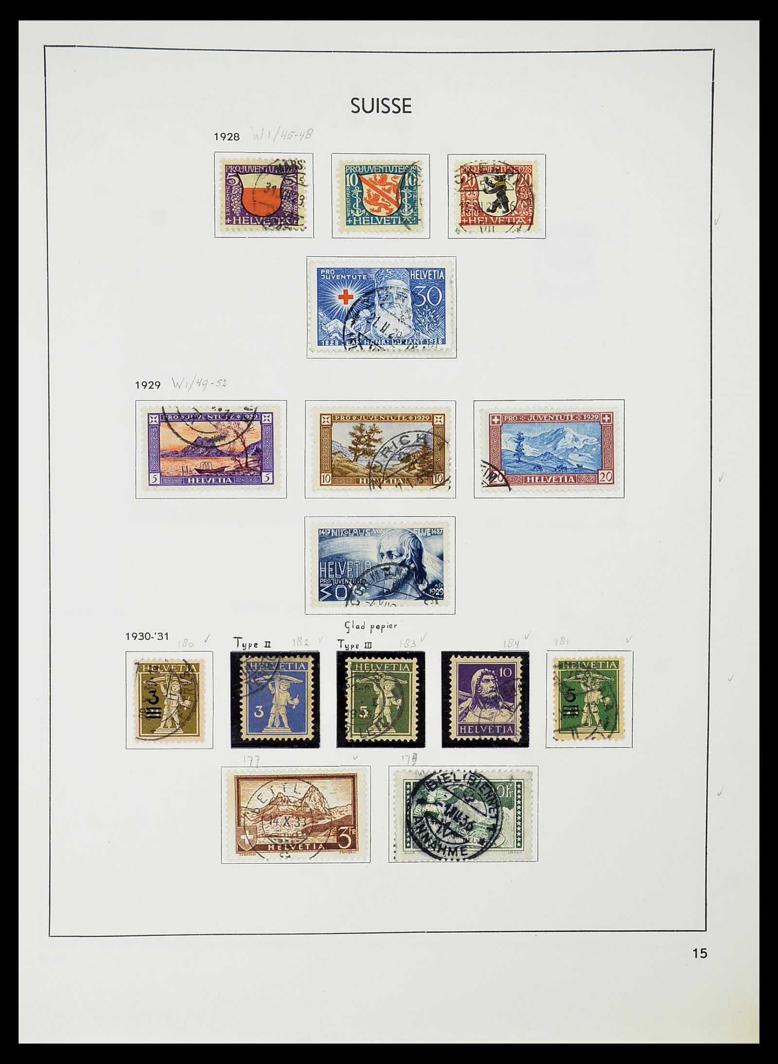 34424 048 - Stamp Collection 34424 Switzerland 1850-2008.