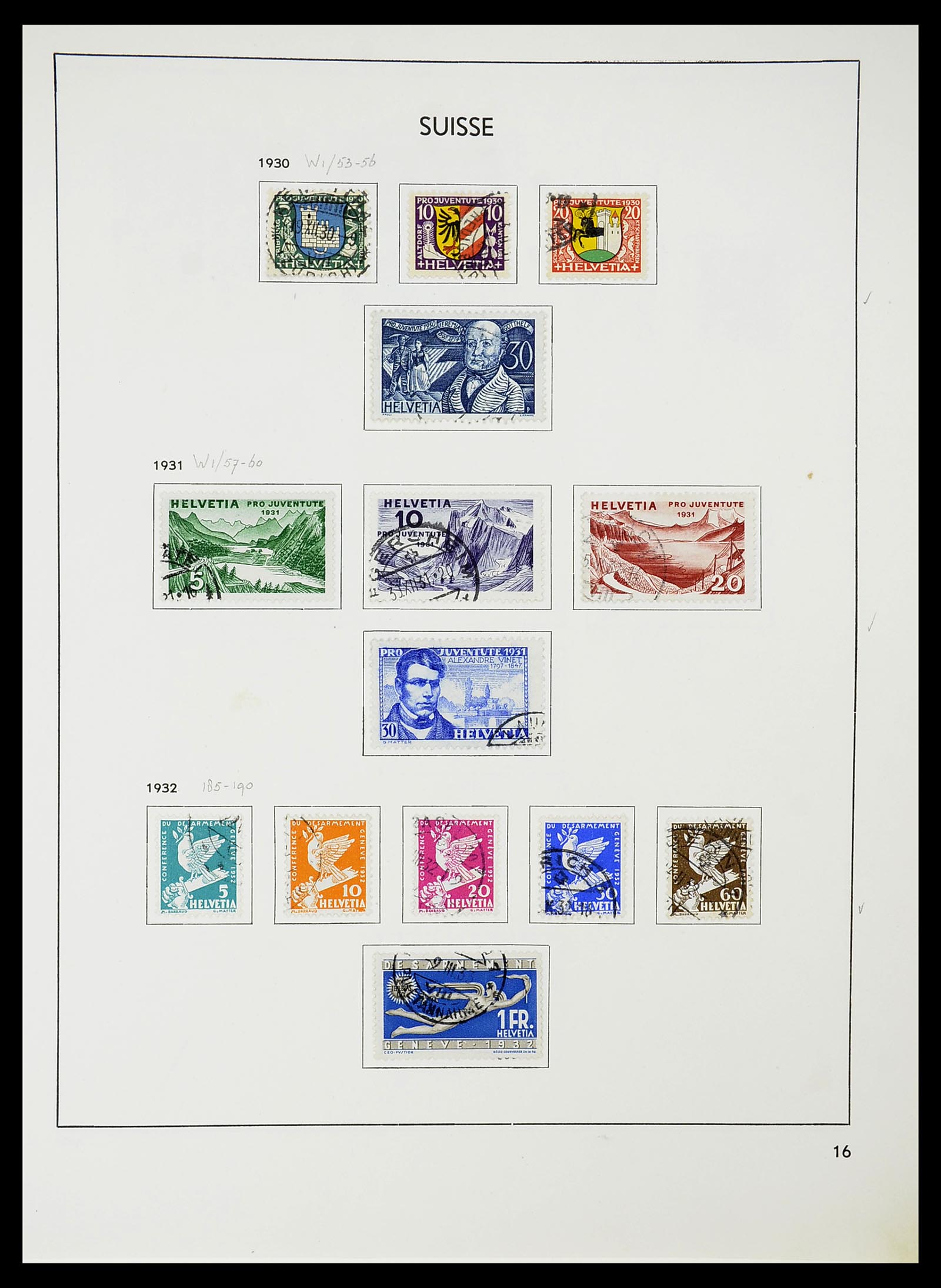 34424 052 - Postzegelverzameling 34424 Zwitserland 1850-2008.