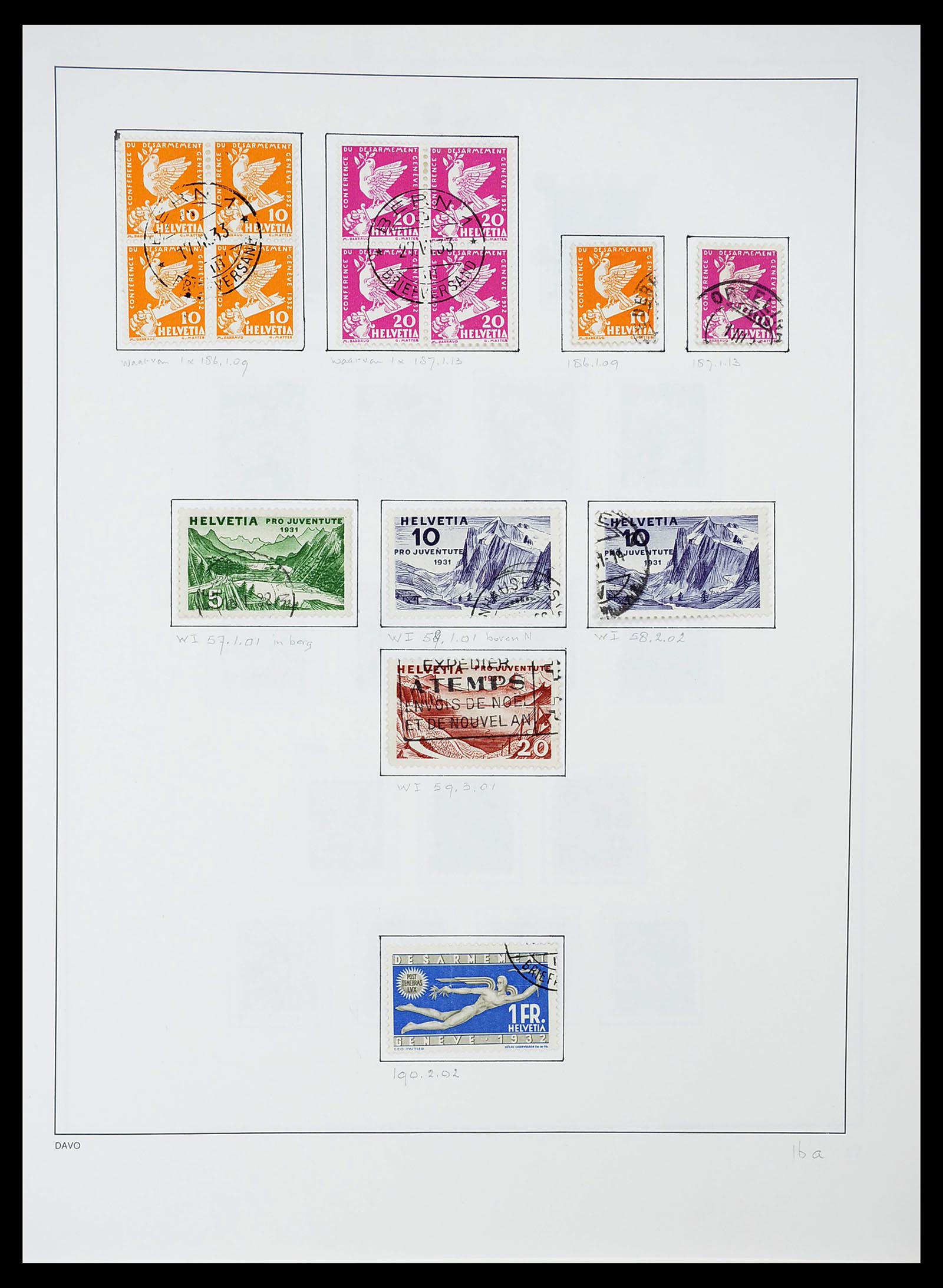 34424 053 - Postzegelverzameling 34424 Zwitserland 1850-2008.