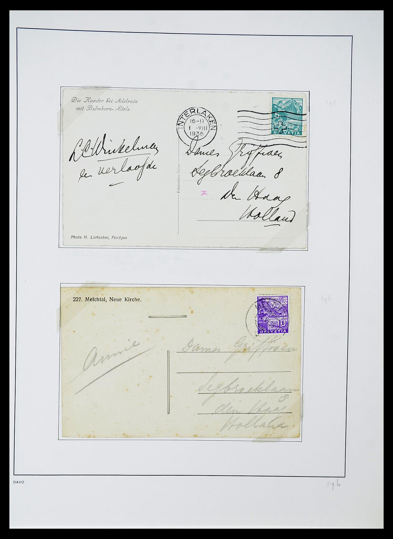 34424 056 - Postzegelverzameling 34424 Zwitserland 1850-2008.