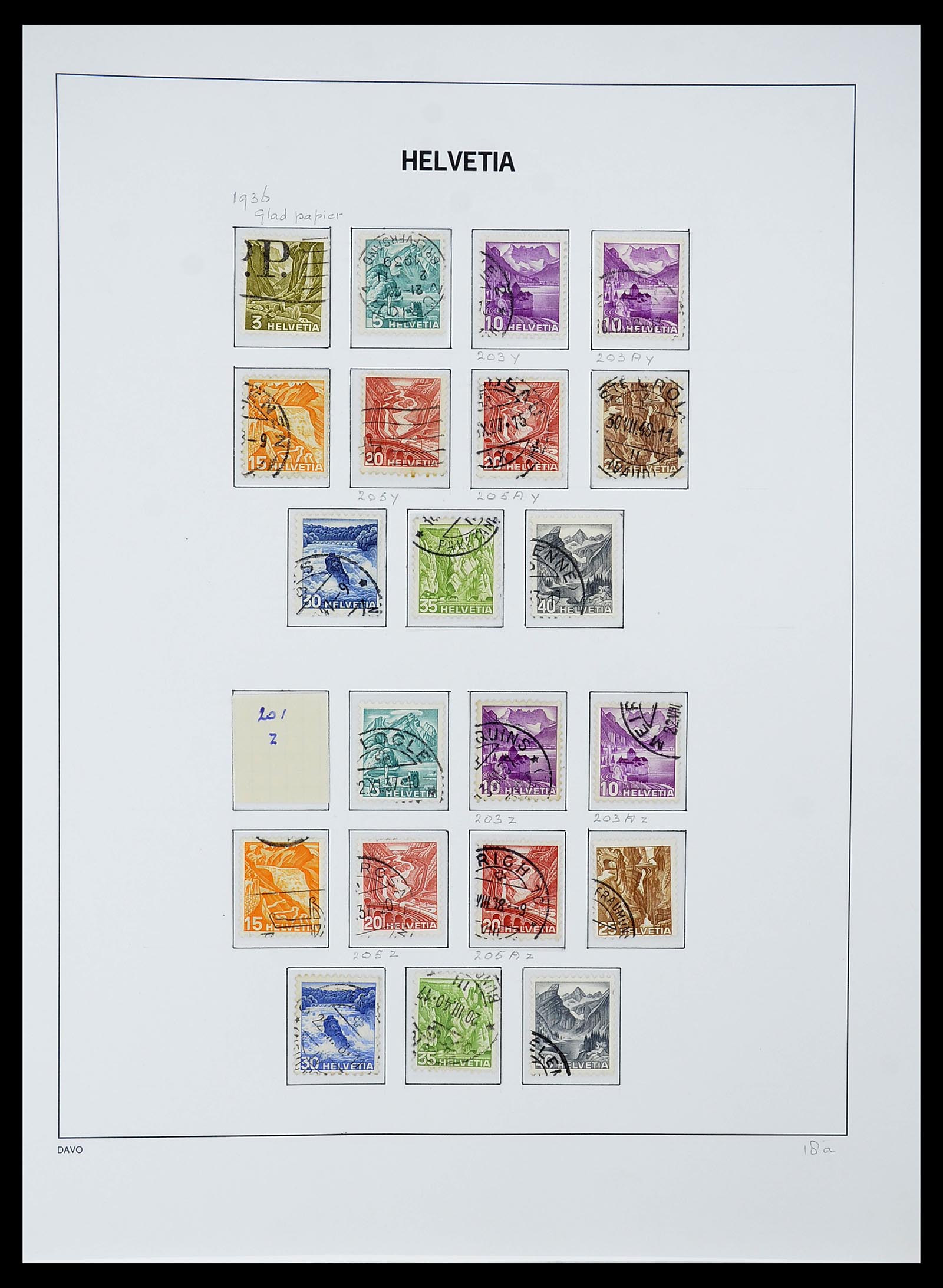 34424 059 - Stamp Collection 34424 Switzerland 1850-2008.