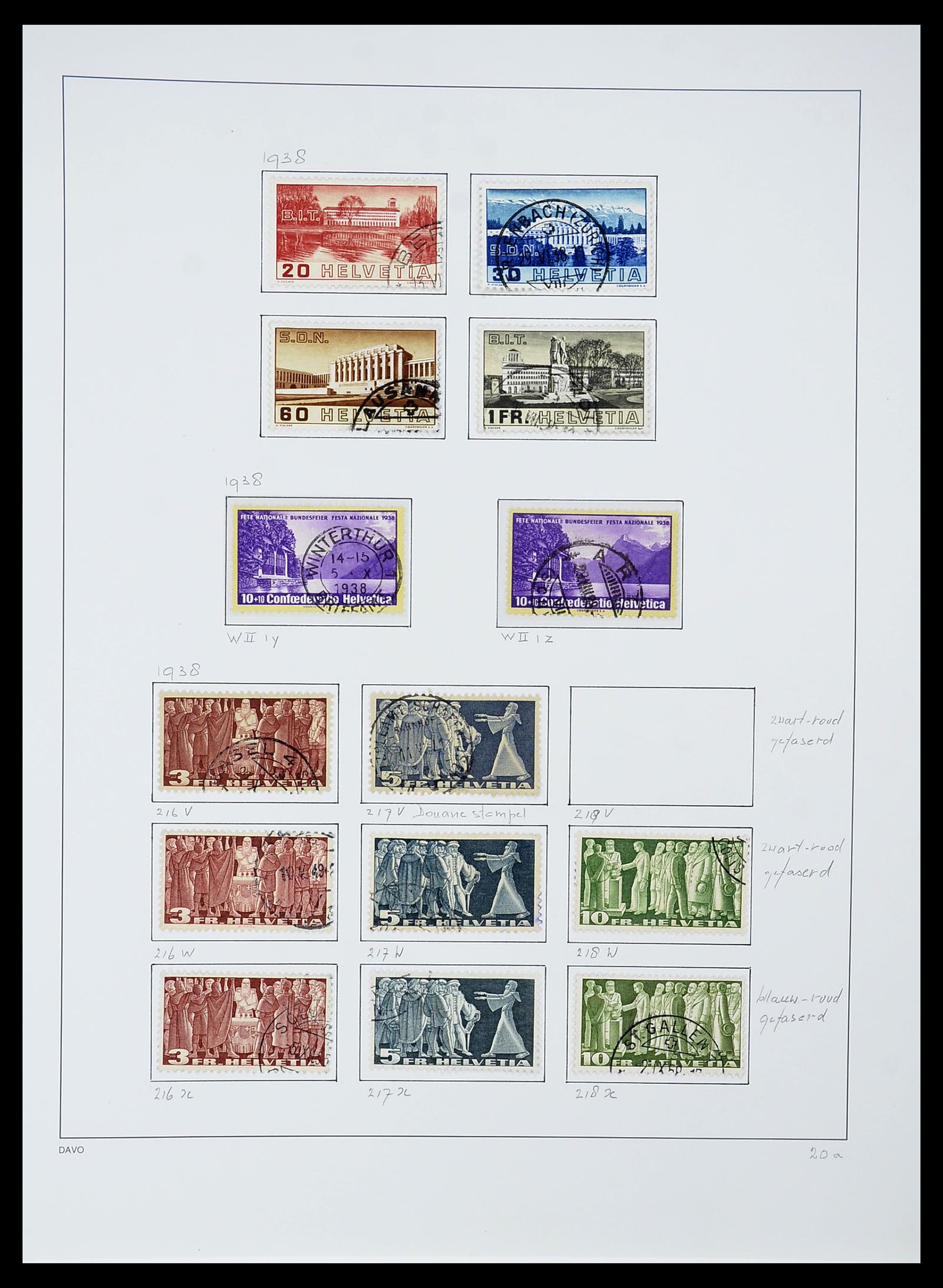 34424 065 - Postzegelverzameling 34424 Zwitserland 1850-2008.