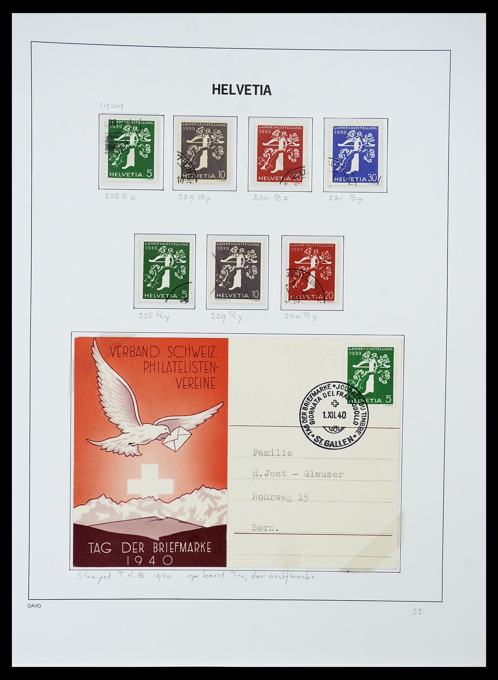 34424 072 - Postzegelverzameling 34424 Zwitserland 1850-2008.