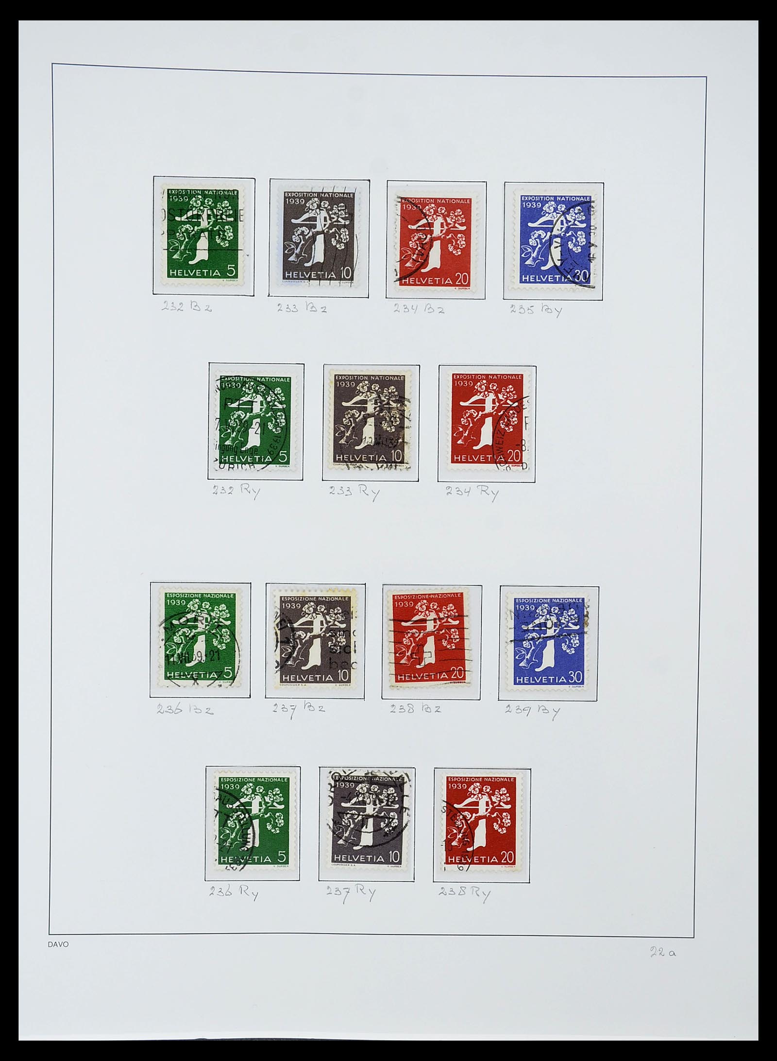 34424 073 - Postzegelverzameling 34424 Zwitserland 1850-2008.