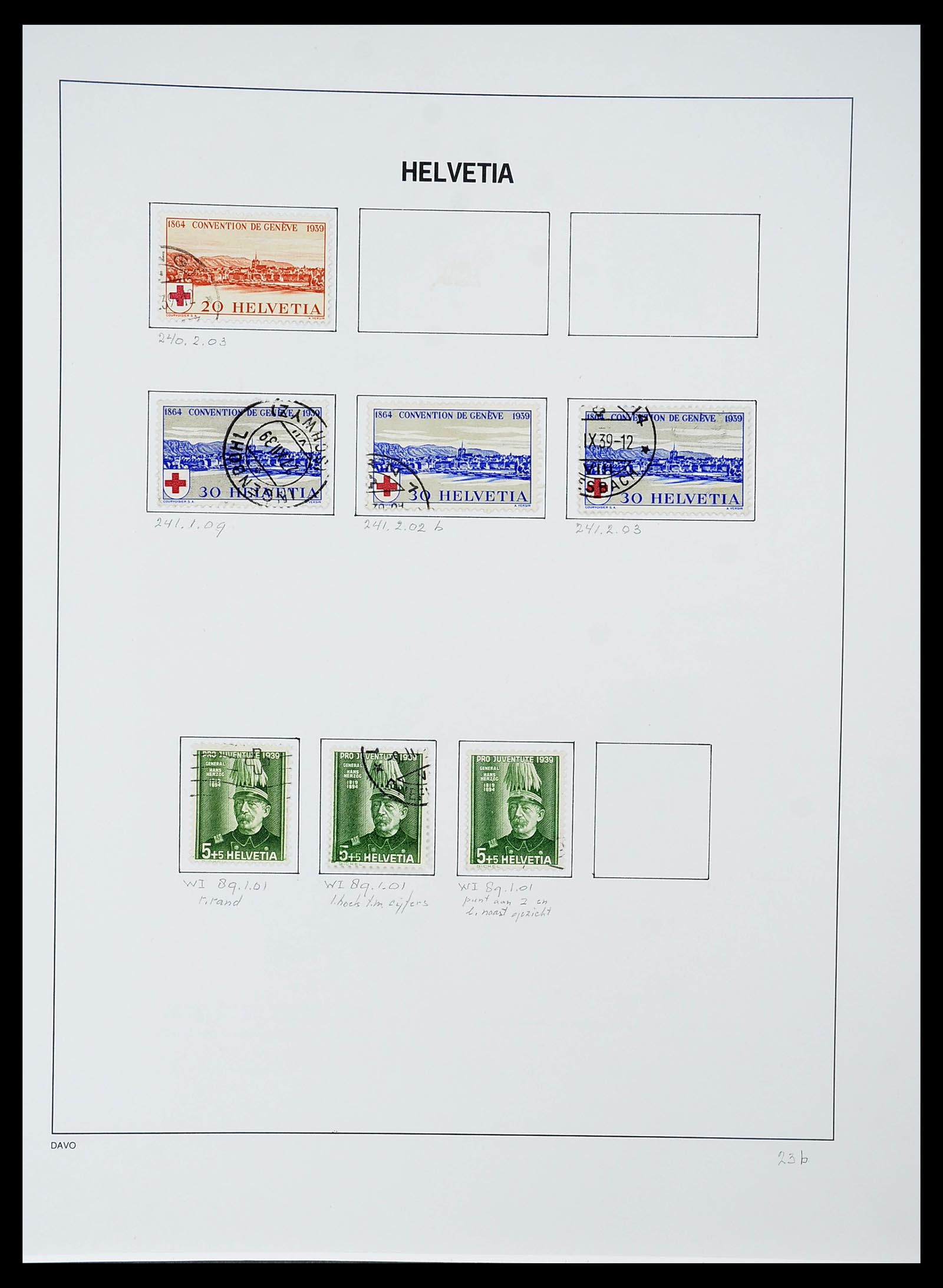 34424 077 - Postzegelverzameling 34424 Zwitserland 1850-2008.