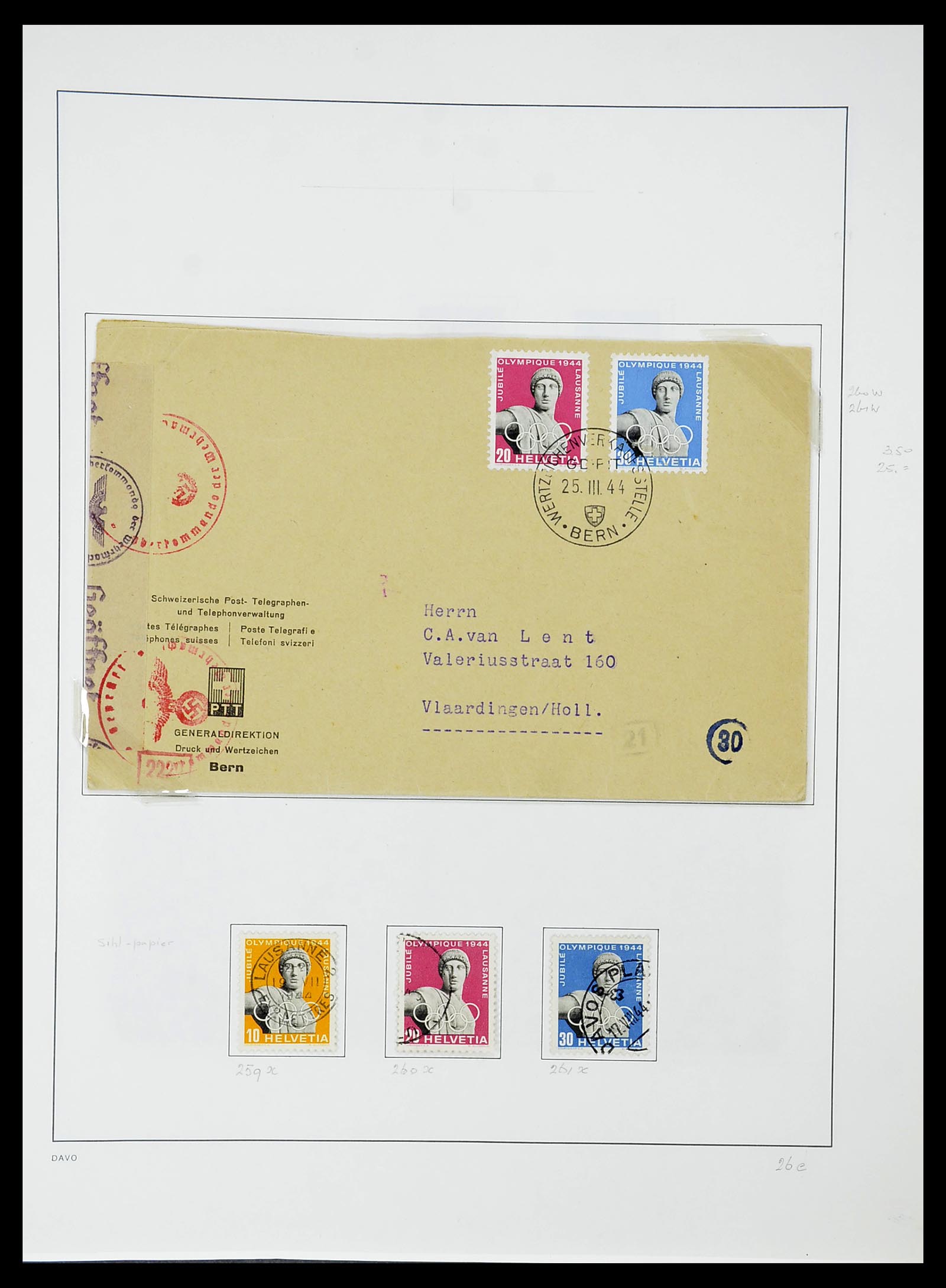 34424 092 - Postzegelverzameling 34424 Zwitserland 1850-2008.