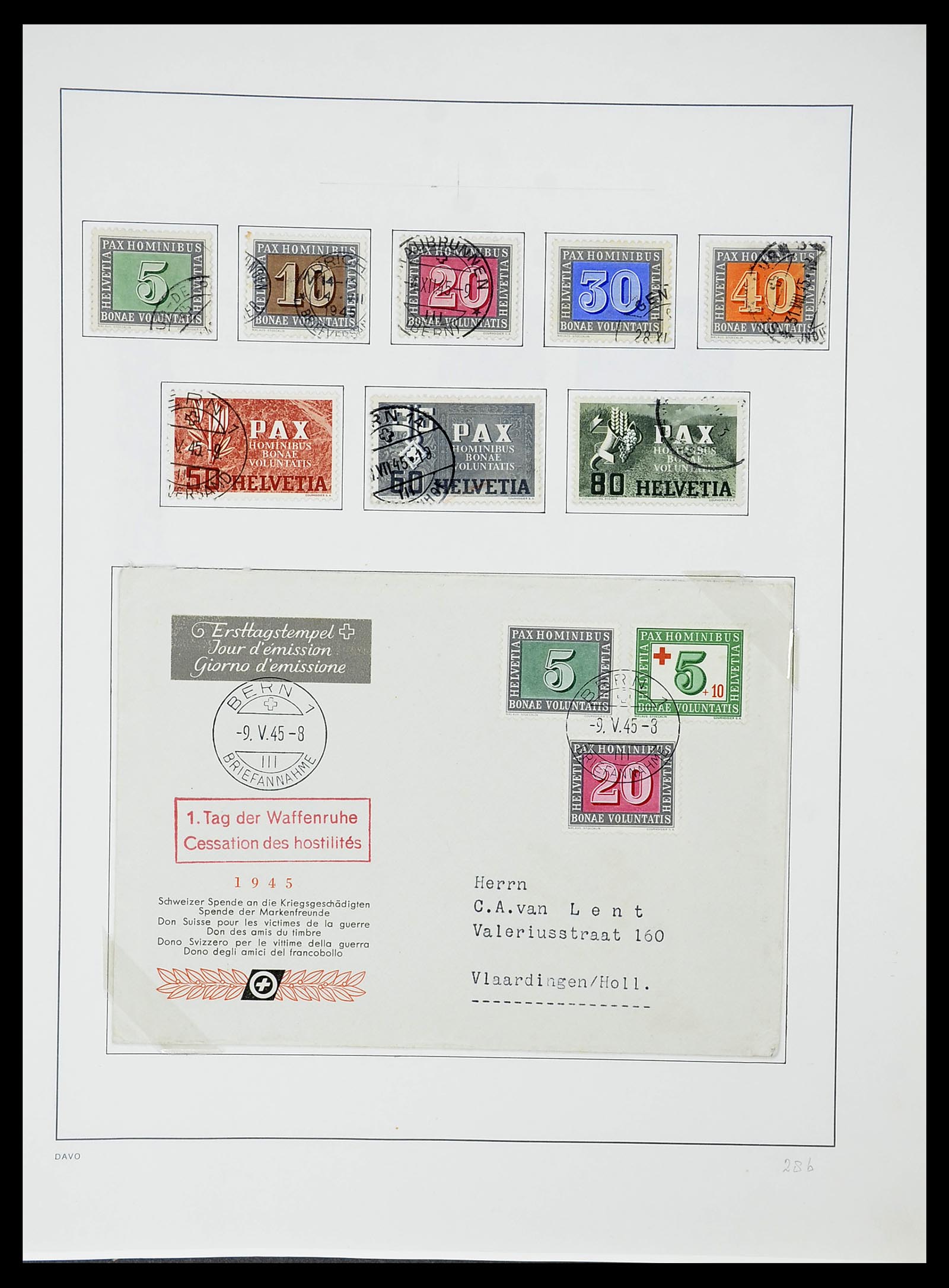 34424 098 - Postzegelverzameling 34424 Zwitserland 1850-2008.