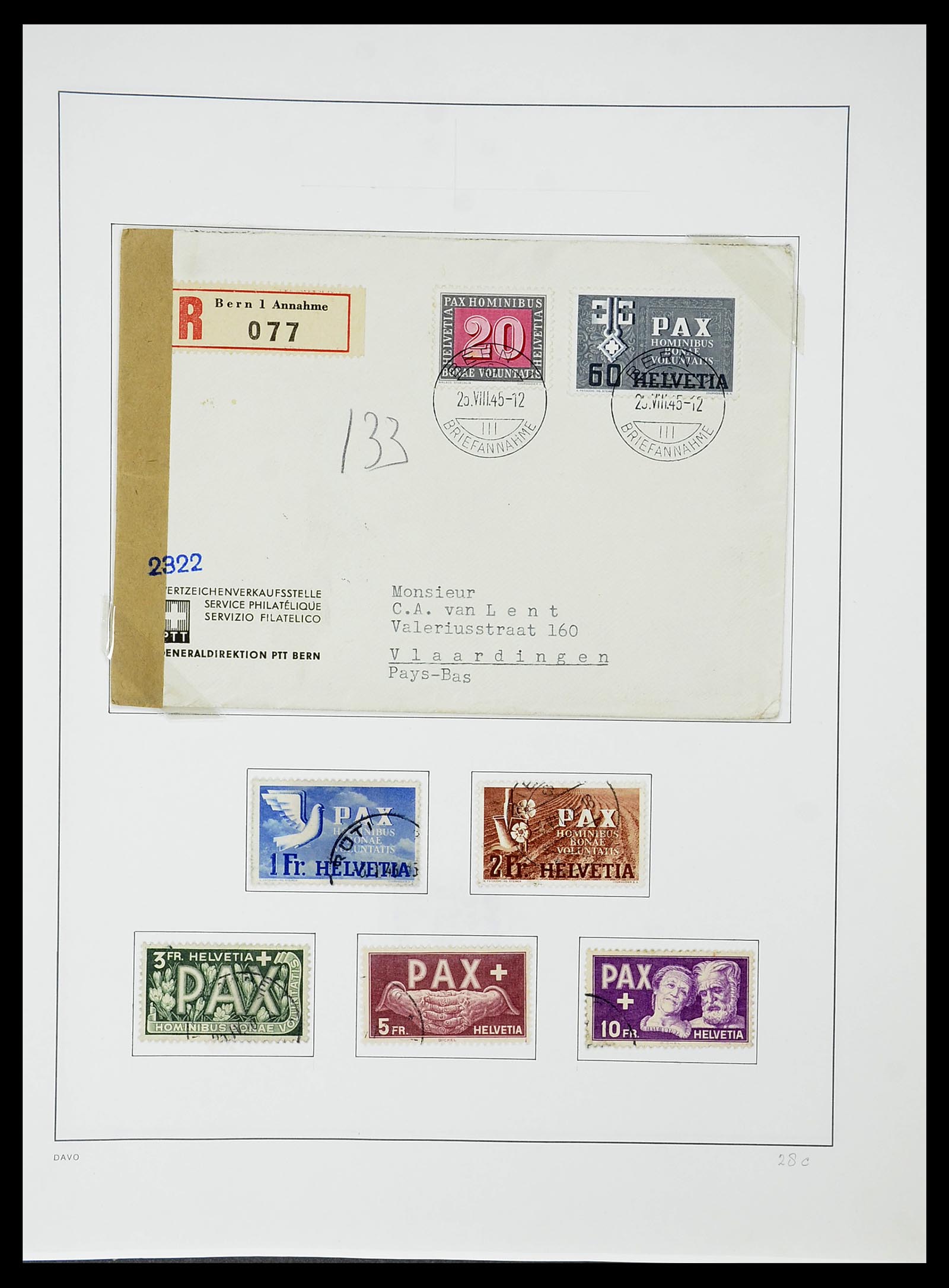 34424 099 - Postzegelverzameling 34424 Zwitserland 1850-2008.