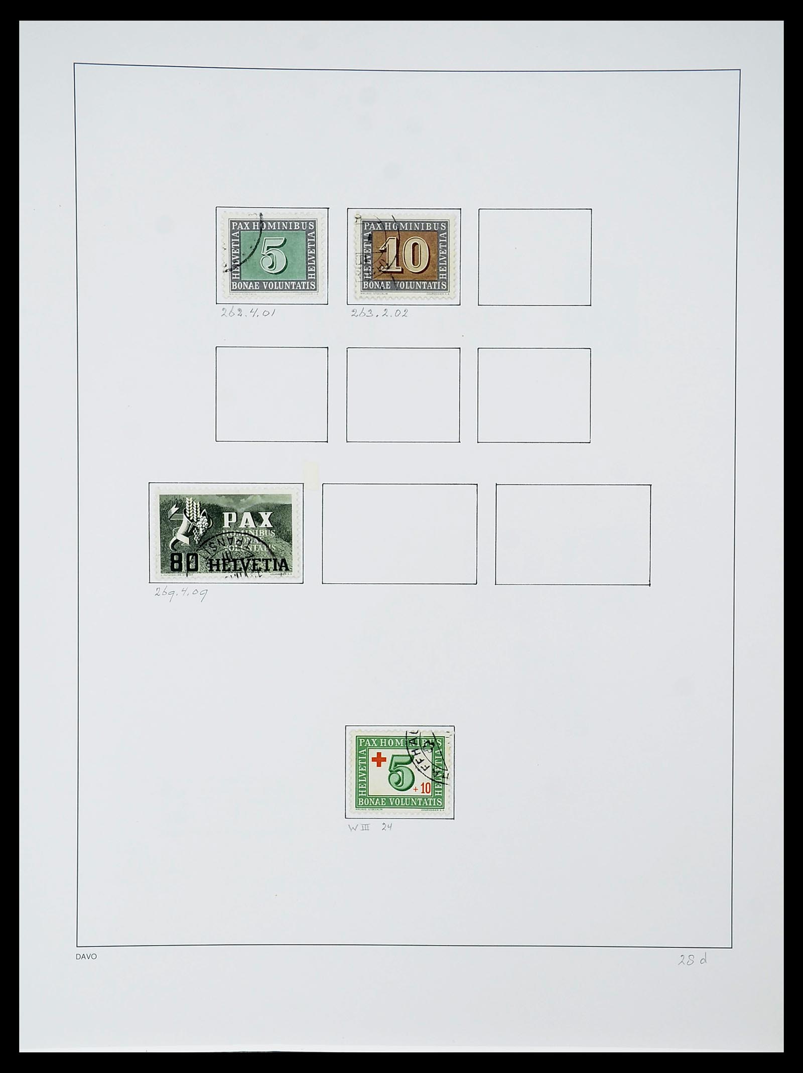 34424 100 - Postzegelverzameling 34424 Zwitserland 1850-2008.