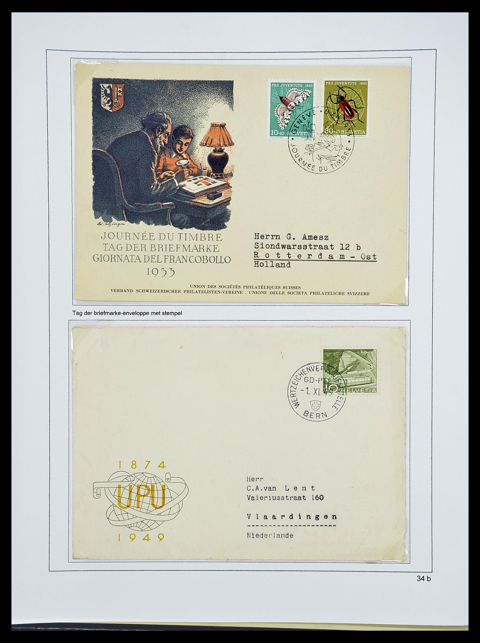 34424 125 - Postzegelverzameling 34424 Zwitserland 1850-2008.