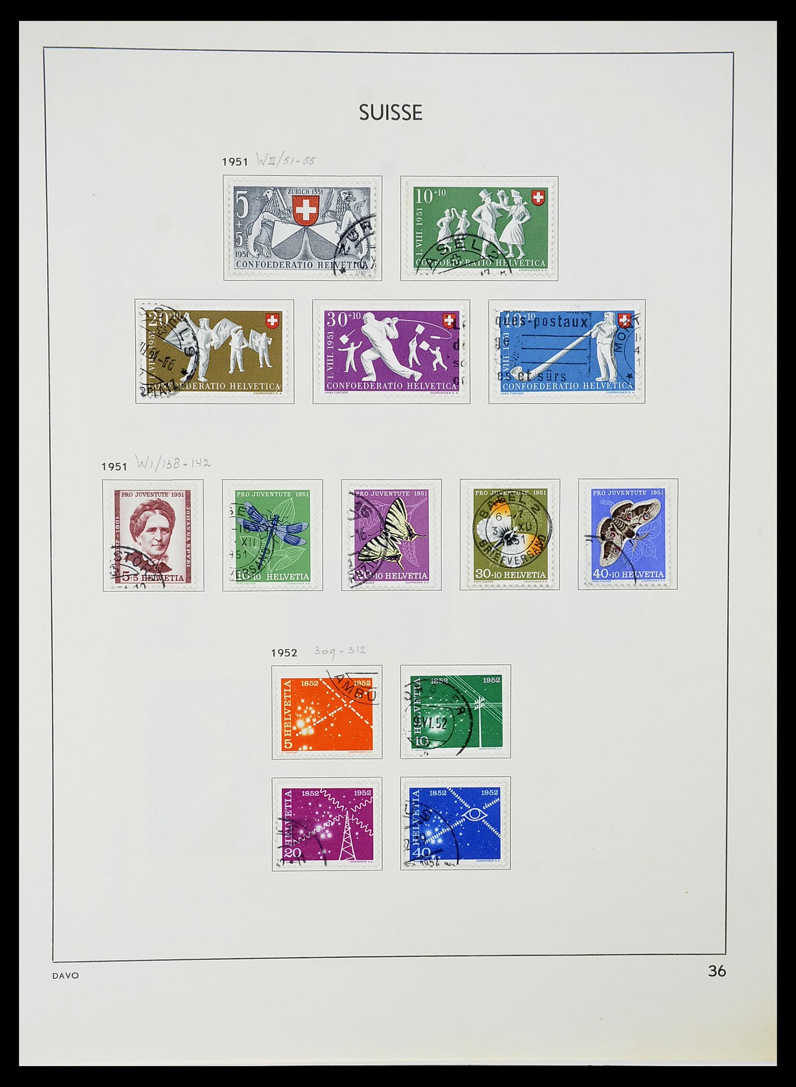 34424 129 - Postzegelverzameling 34424 Zwitserland 1850-2008.